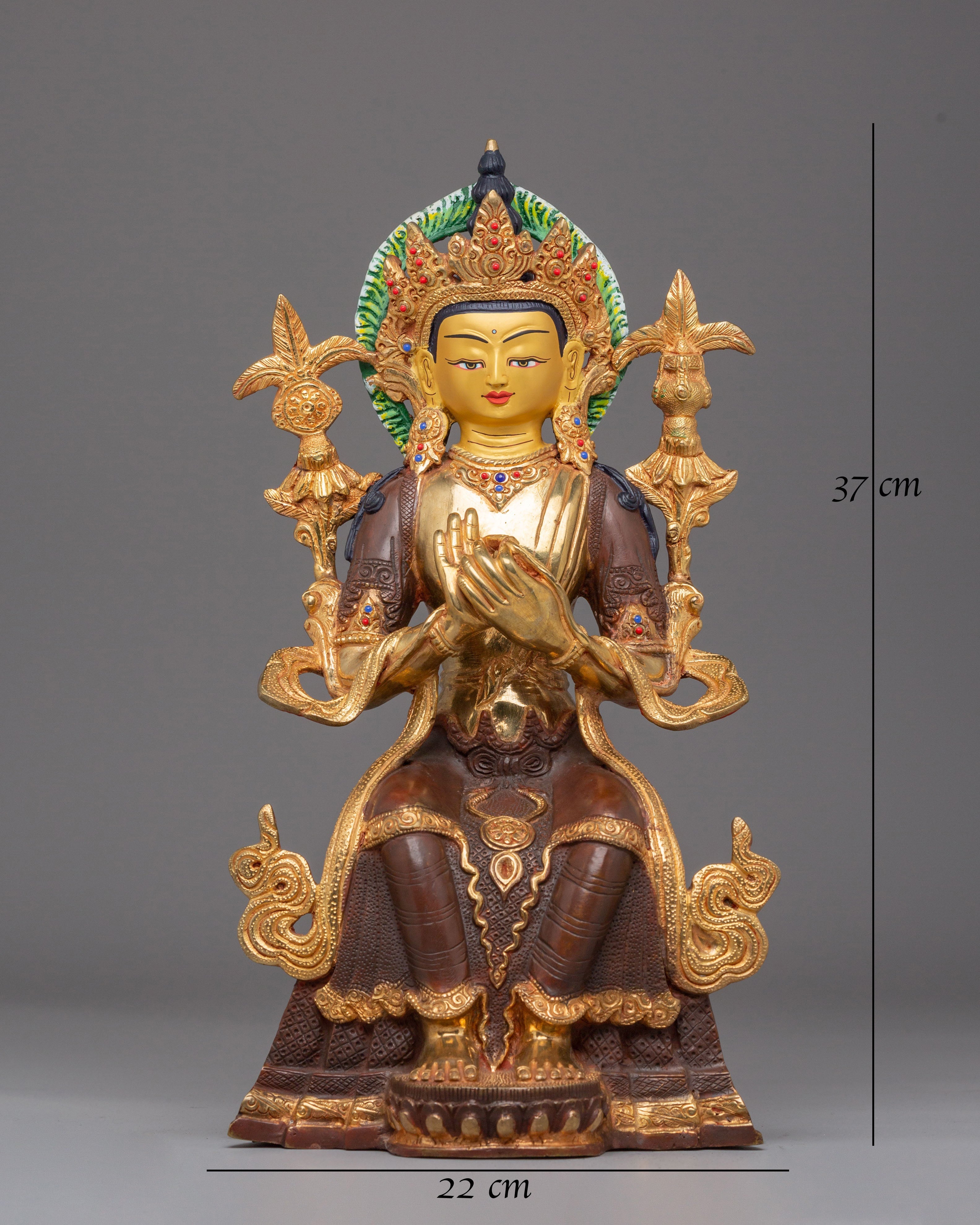 Future Buddha Maitreya Handmade Sculpture