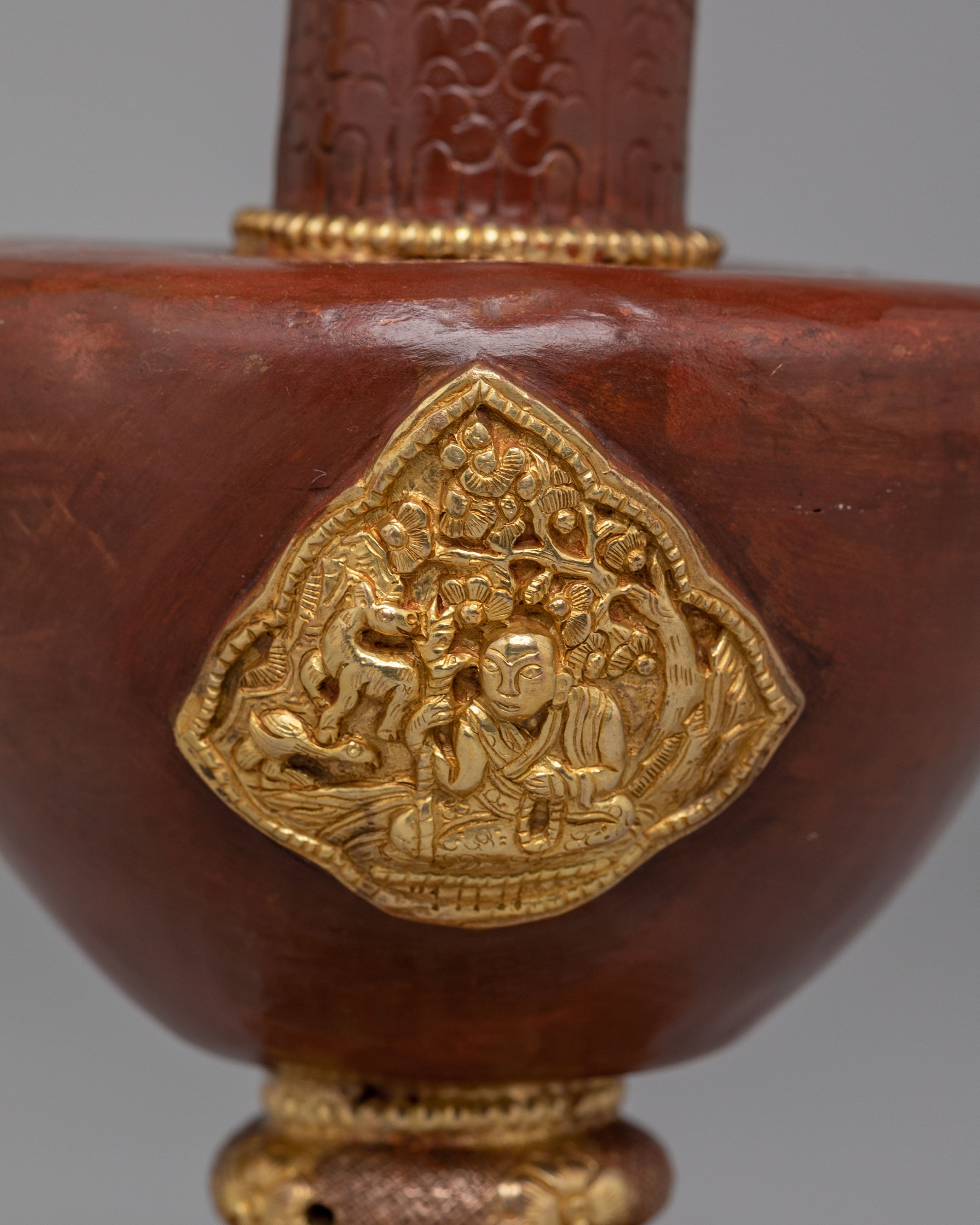 Handmade Ritual Bhumba | Traditional Copper Bhumba