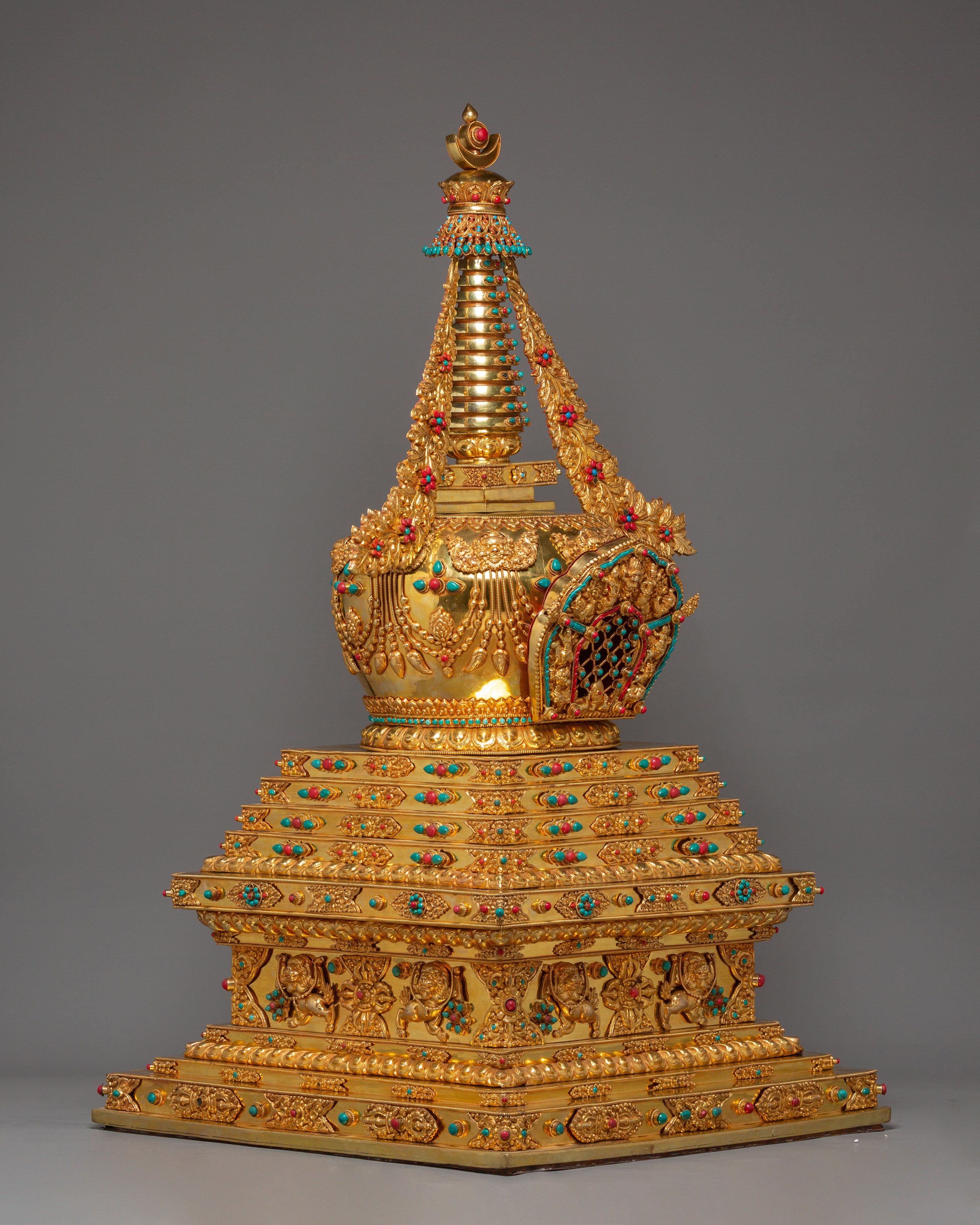 Golden Stupa for Atlar | Symbol of Wisdom