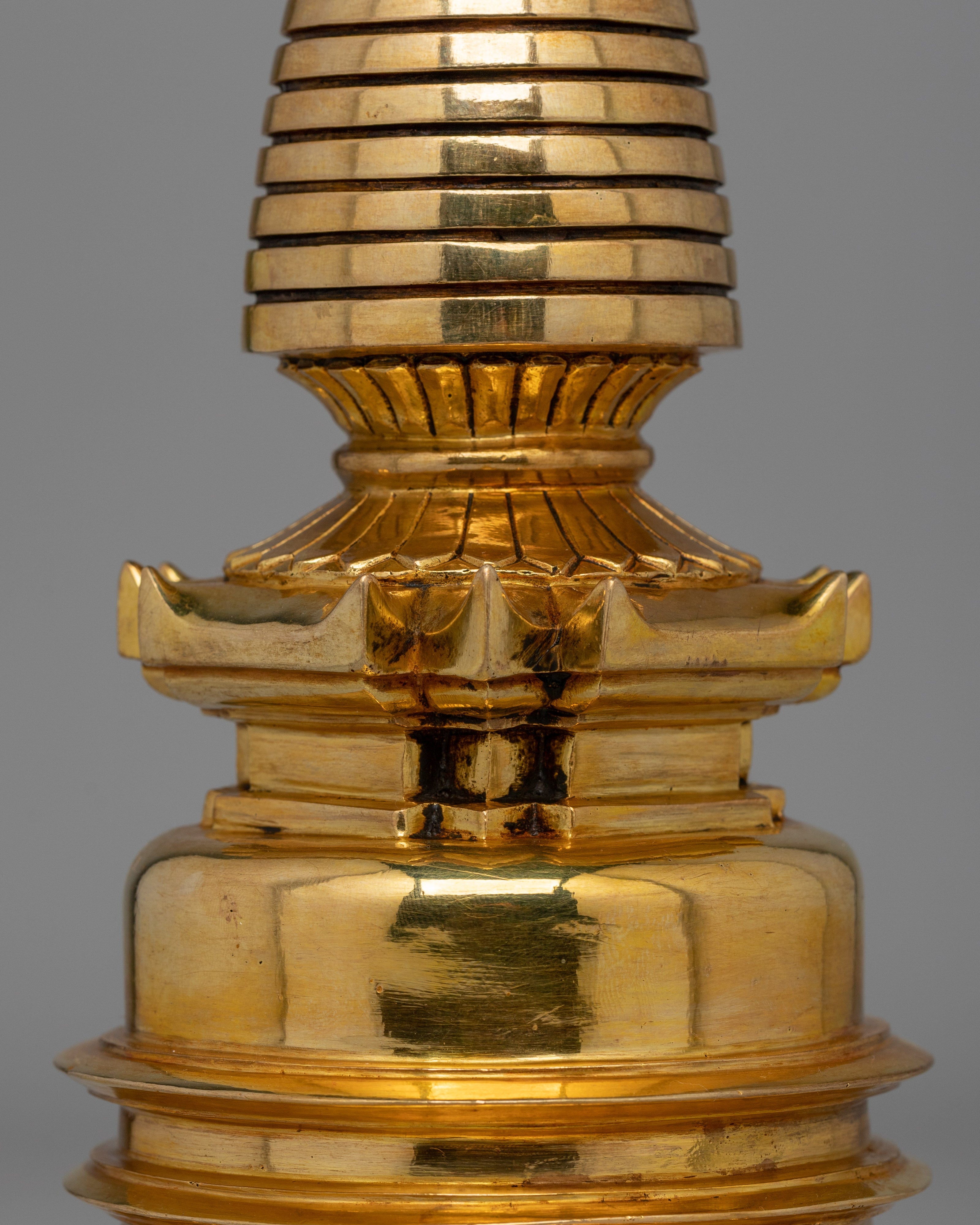 Traditional Tibetan Kadampa Chaitya Stupa | Spiritual Decor for Meditation Altar