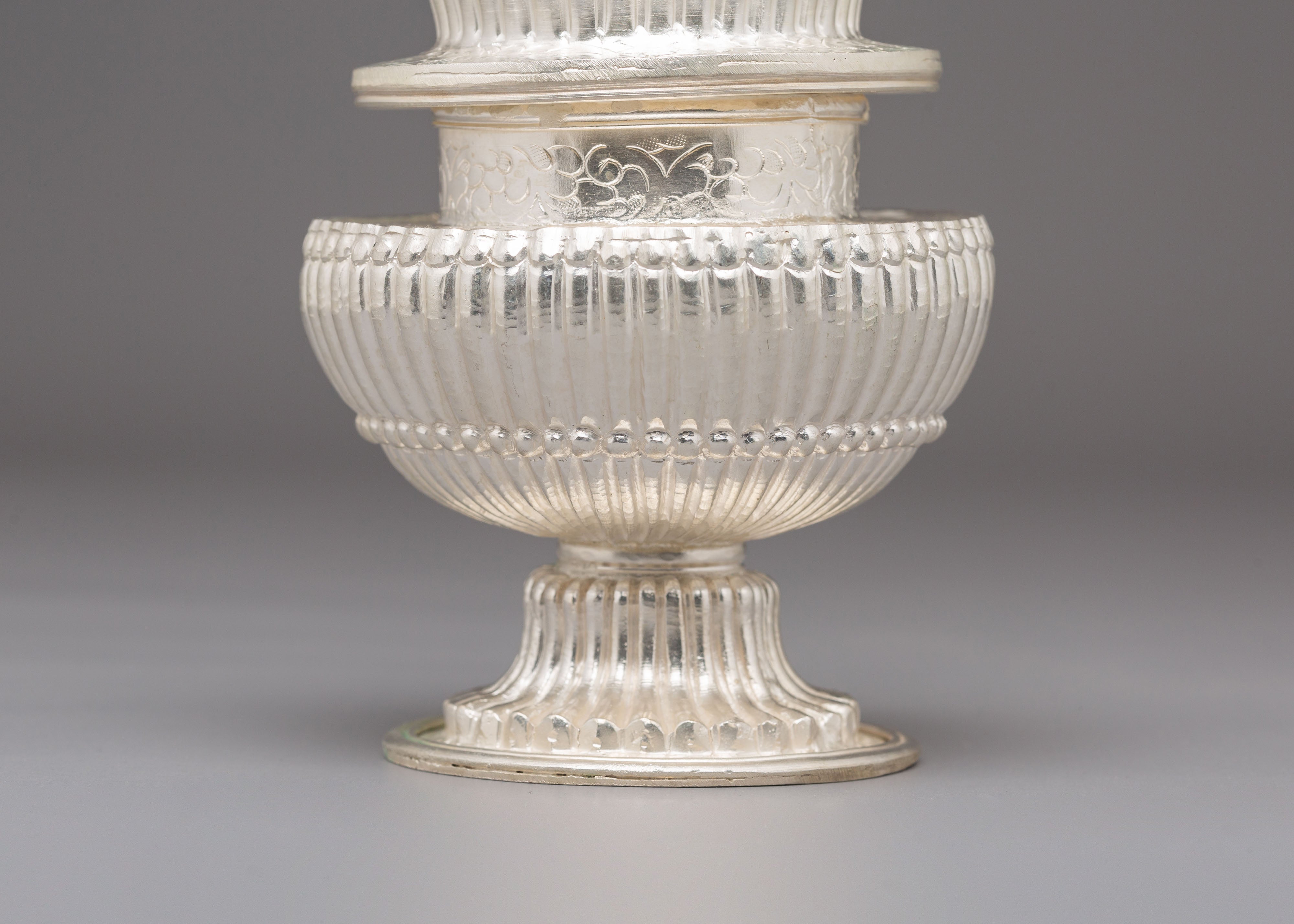 Traditional Copper Rice Pot | Sacred Ritual Offering Vessel