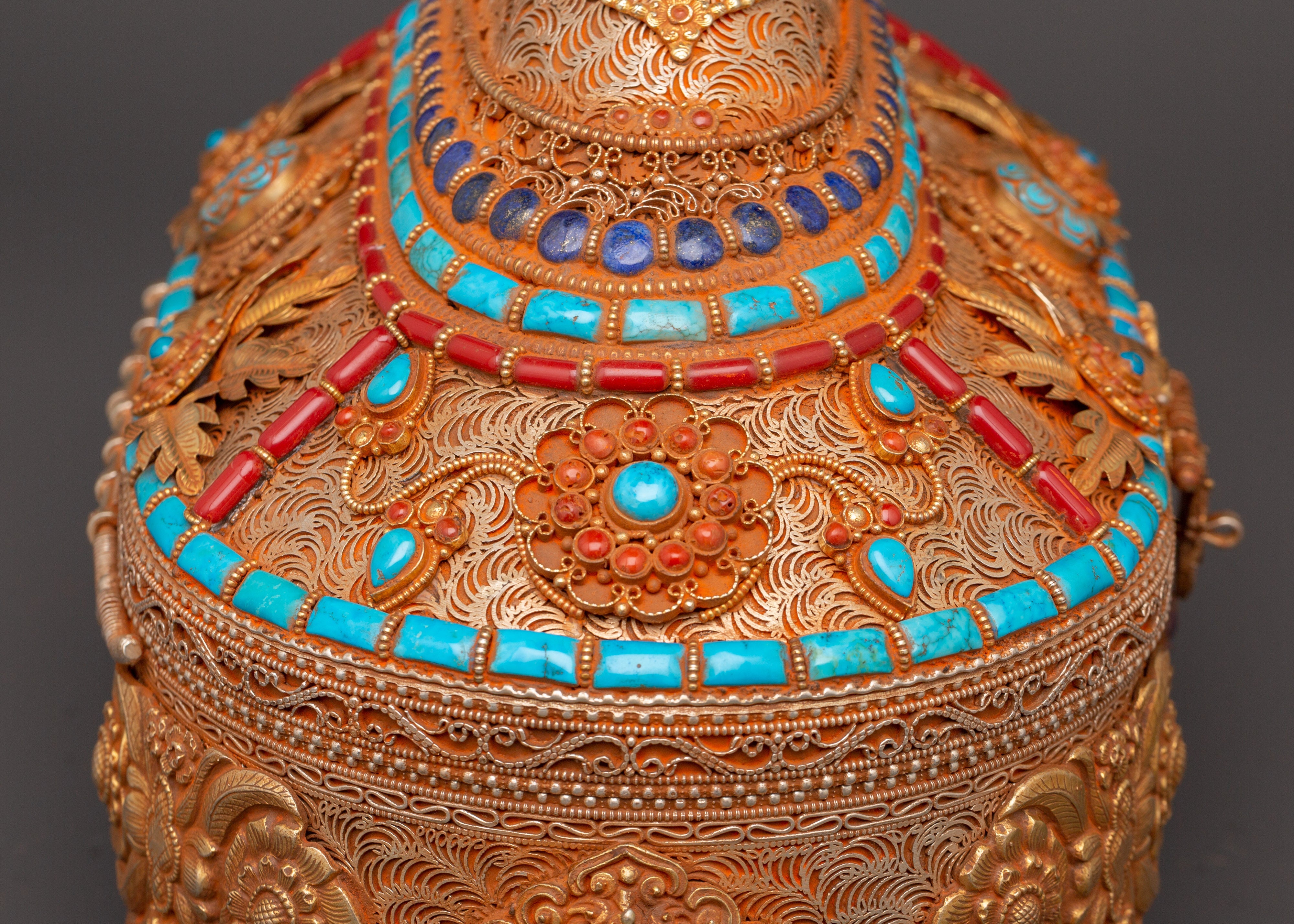 Copper & Gold-Plated Treasure Box | Handcrafted Keepsake Storage