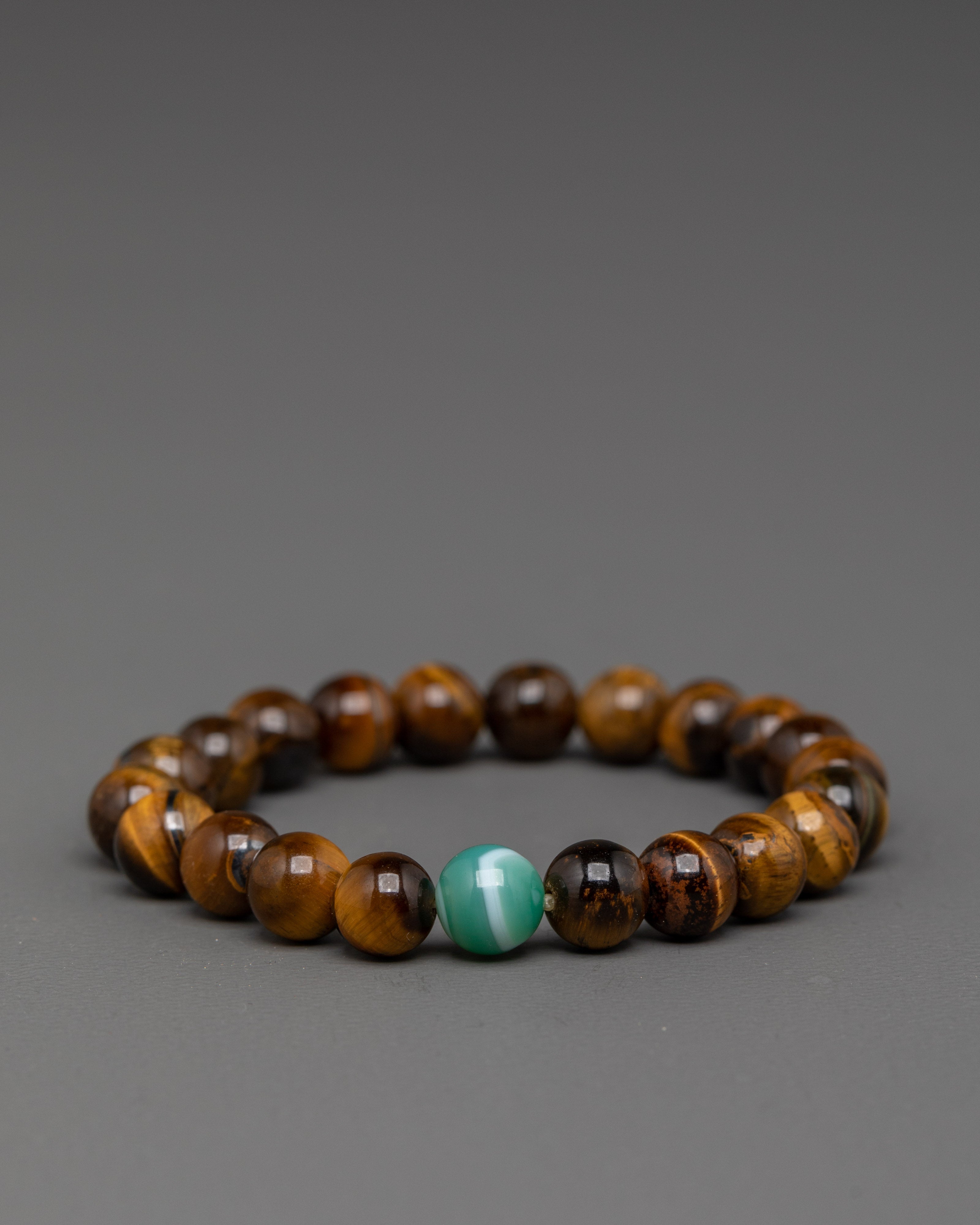 Brown Beaded Bracelet | Bracelet for Men and Women