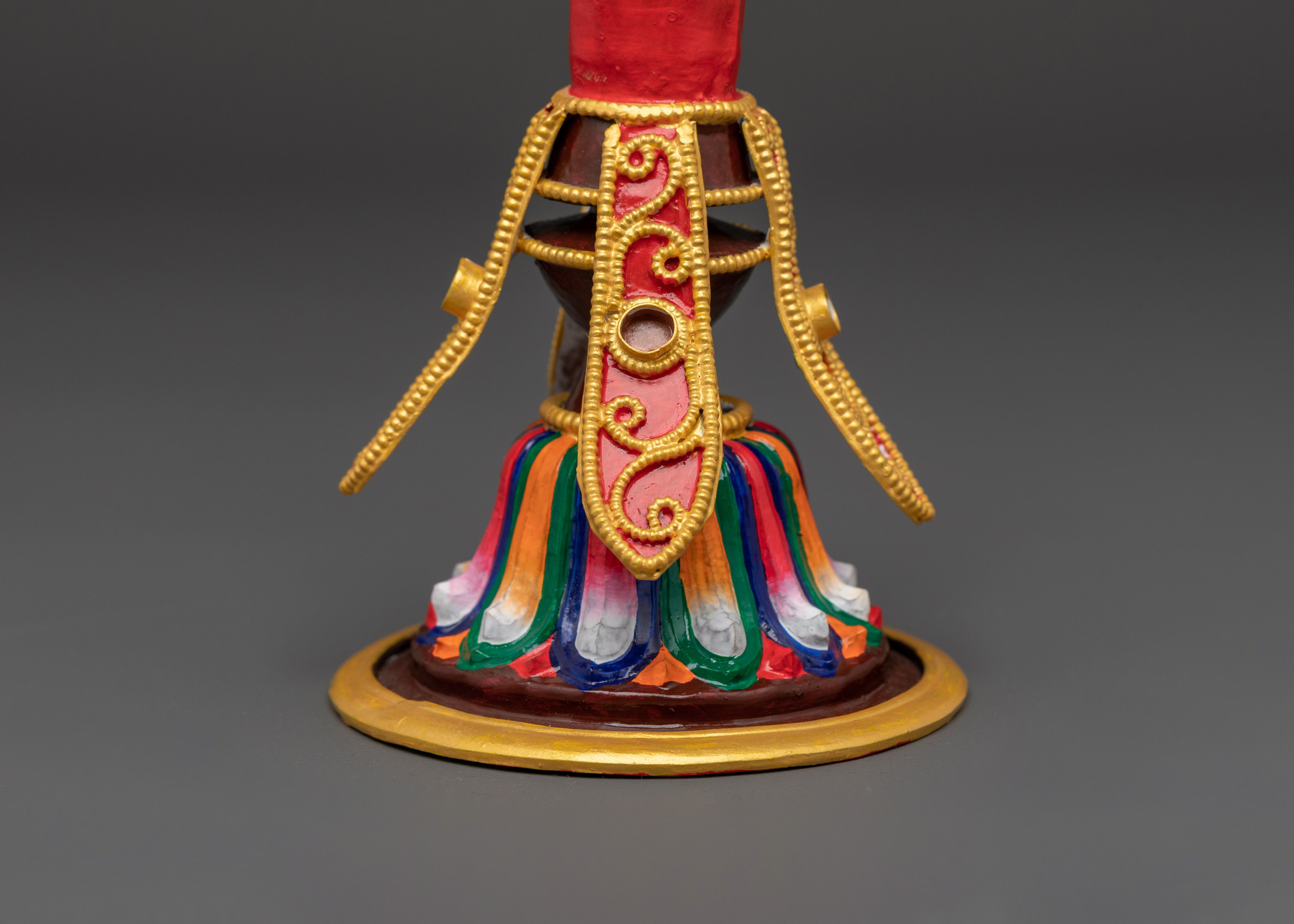 Ritual Crystal with Stand | Handcrafted Crystal Decor