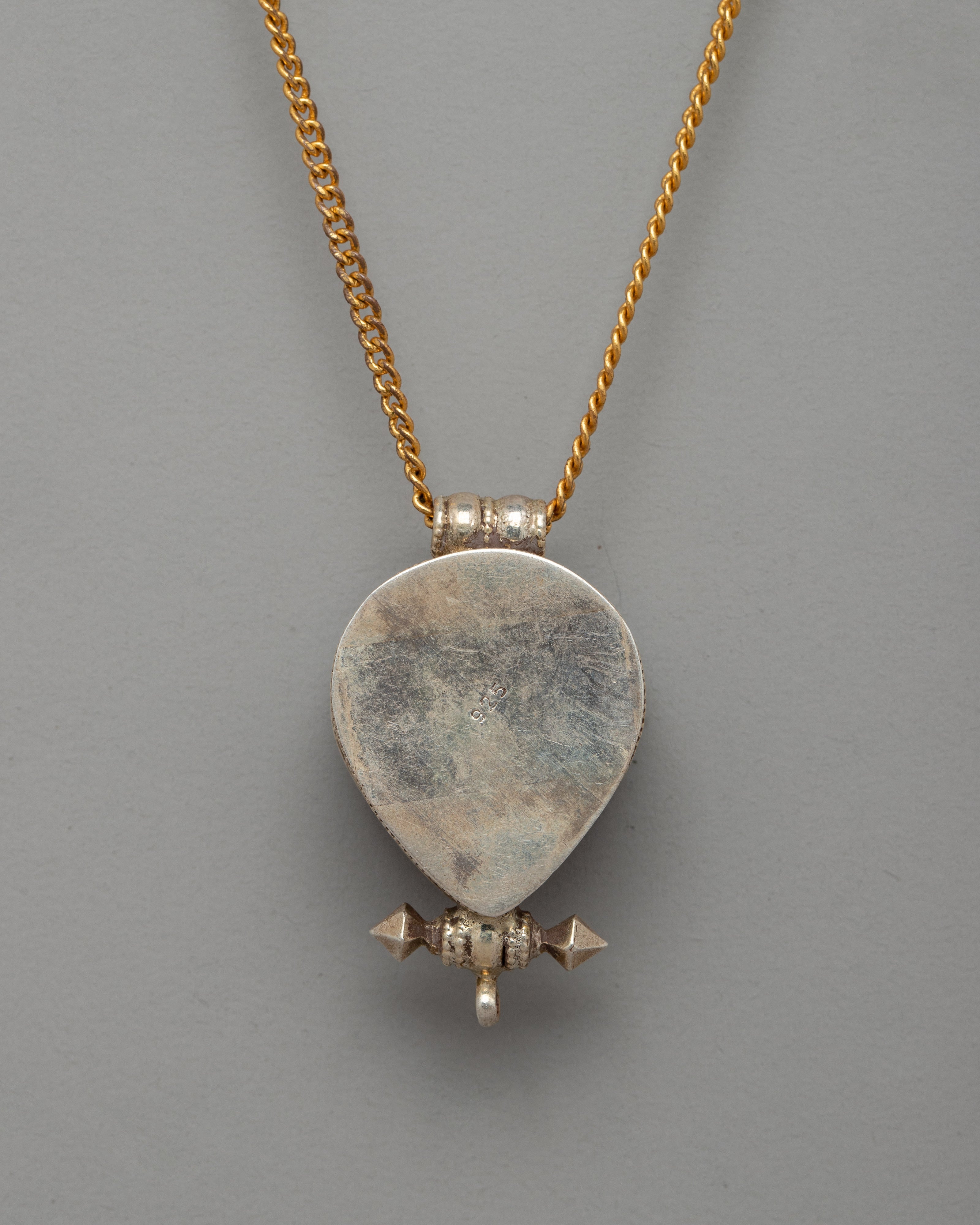 Ghau Box Mantra Locket | Sacred Symbol of Longevity and Protection