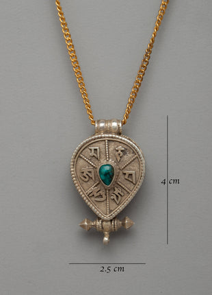 Ghau Box Mantra Locket | Sacred Symbol of Longevity and Protection