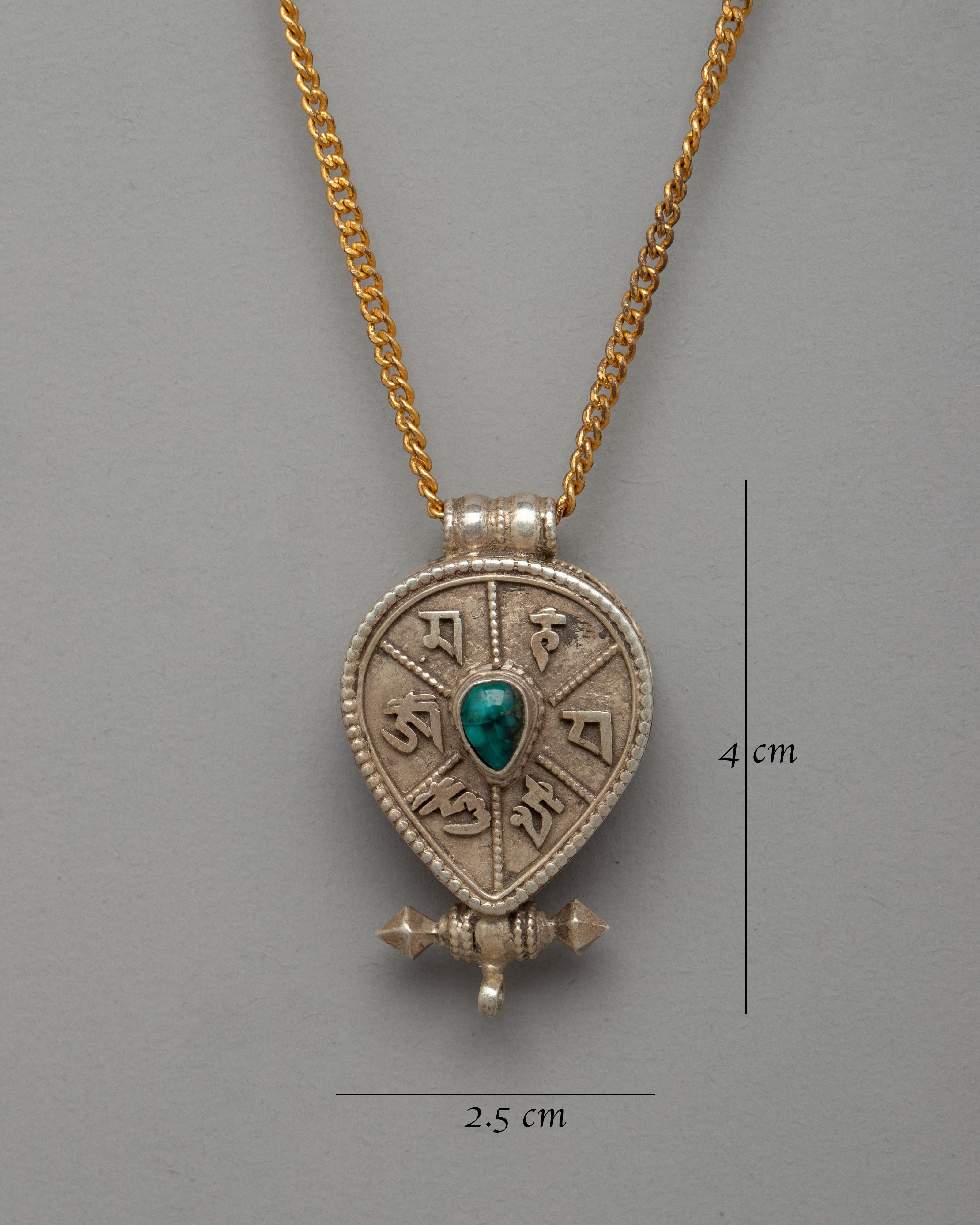 Ghau Box Mantra Locket | Sacred Symbol of Longevity and Protection