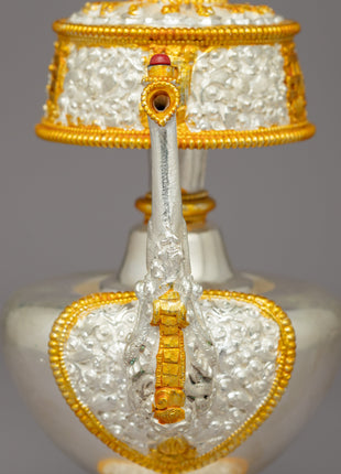 Handmade Tibetan Bhumba | Buddhist Ritual Vase Bhumpa