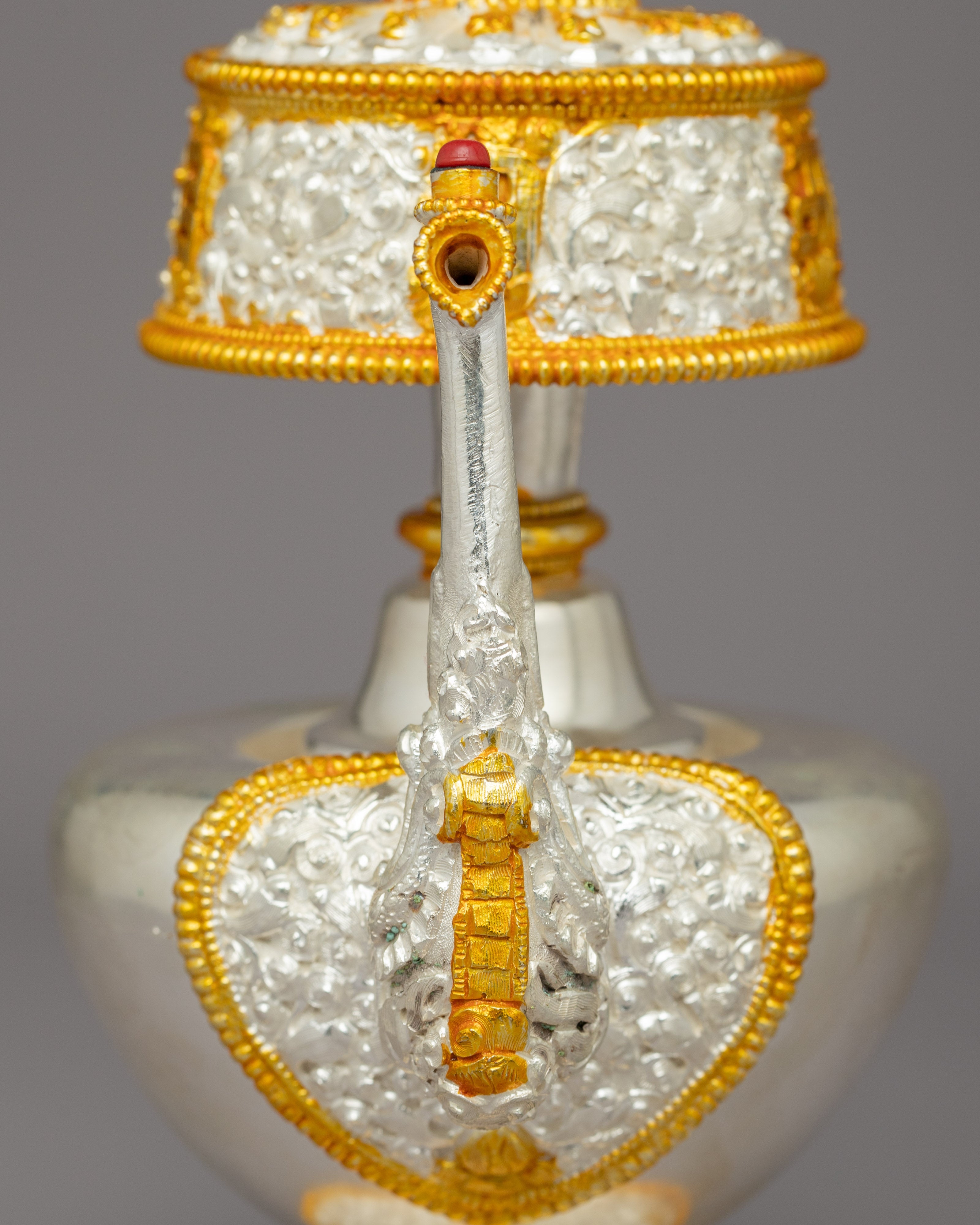 Handmade Tibetan Bhumba | Buddhist Ritual Vase Bhumpa