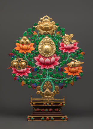 Tibetan Copper Offering Tree 