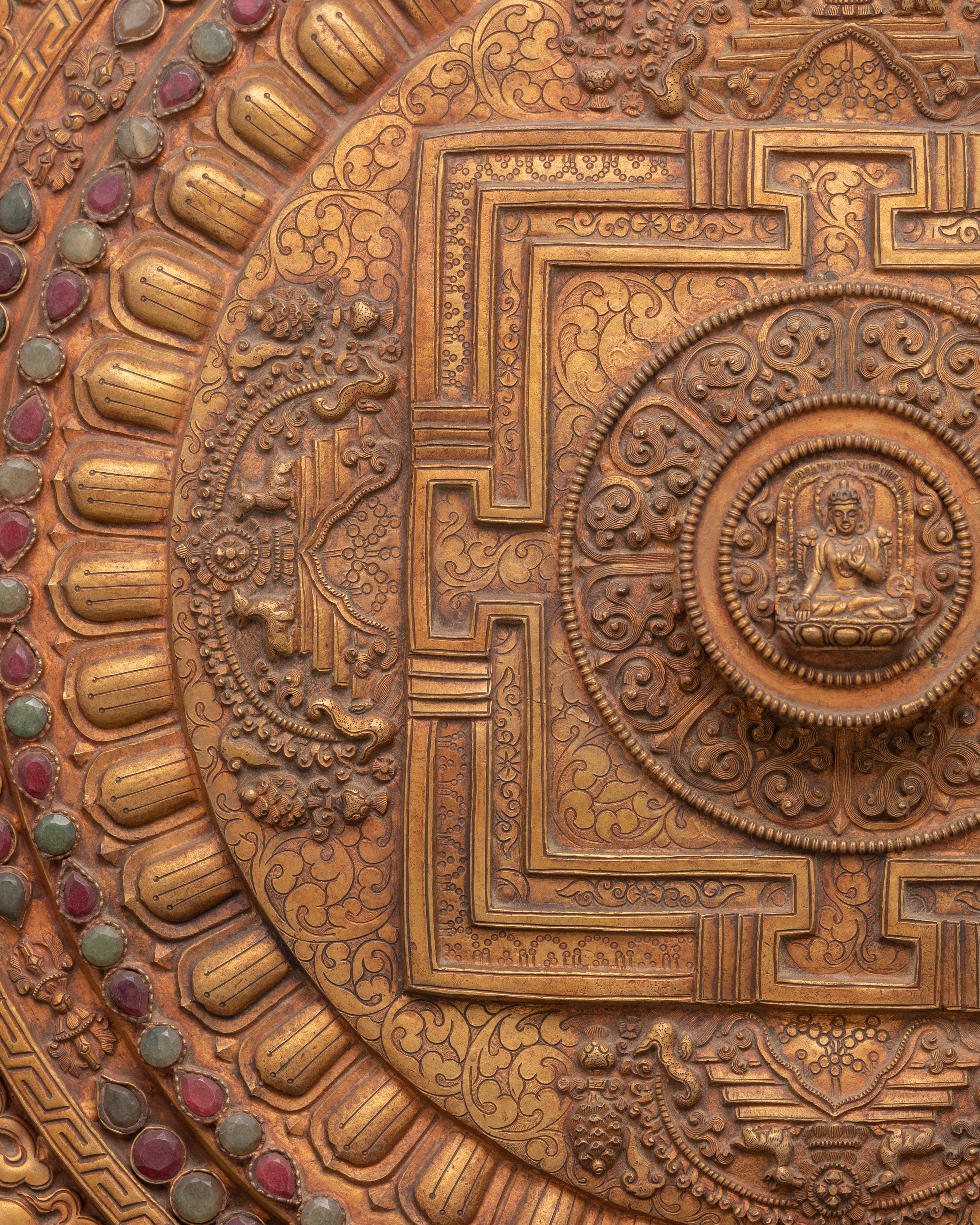 Gold-Plated Wall Hanging | For Sacred or Luxury Interiors