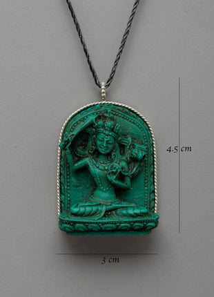 Manjushri Buddha locket | Buddhist Pendant Symbolizing and Enlightenment