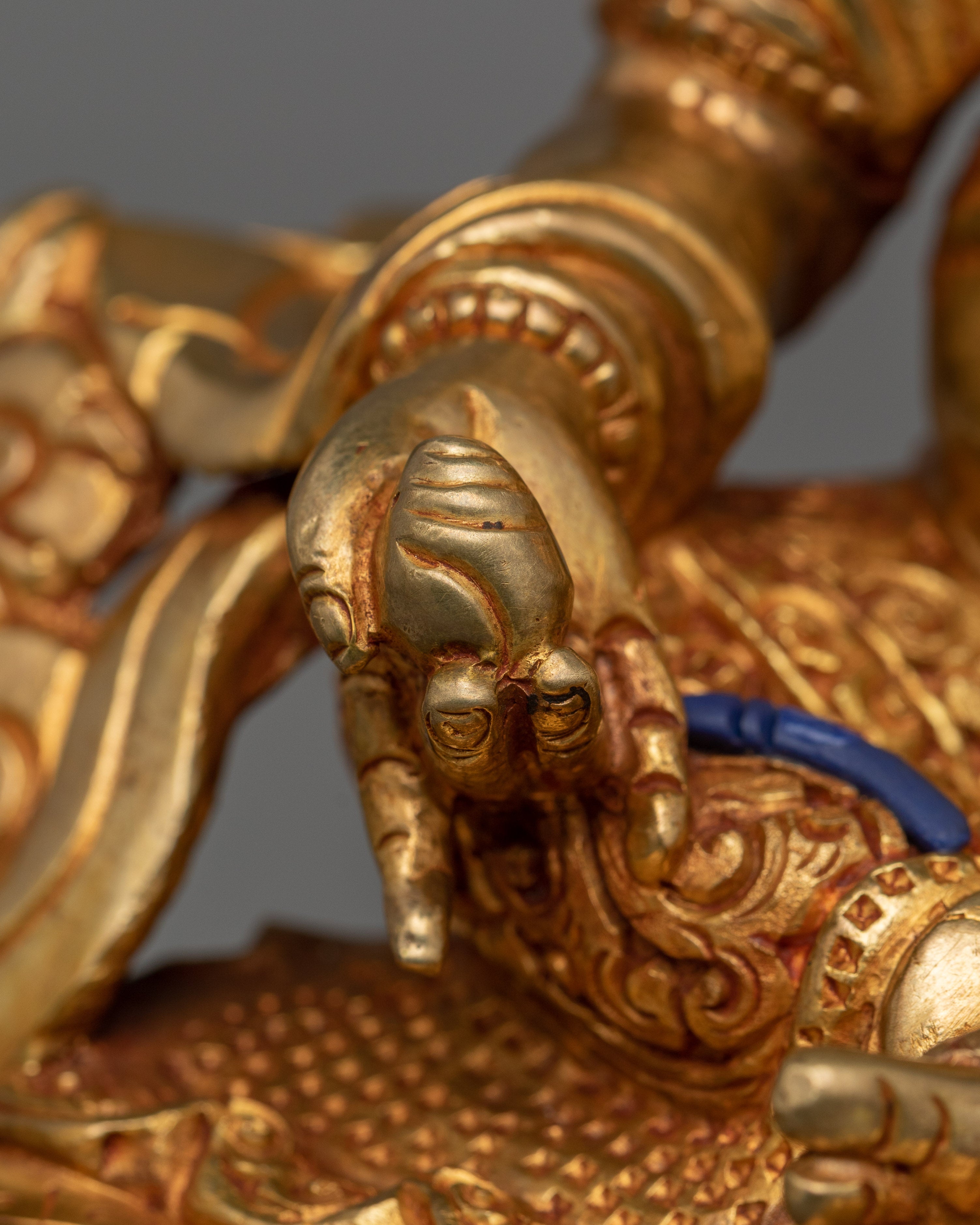 Handmade Statue of Buddhist Protector Dzambhala | Deity of Wealth and Blessings