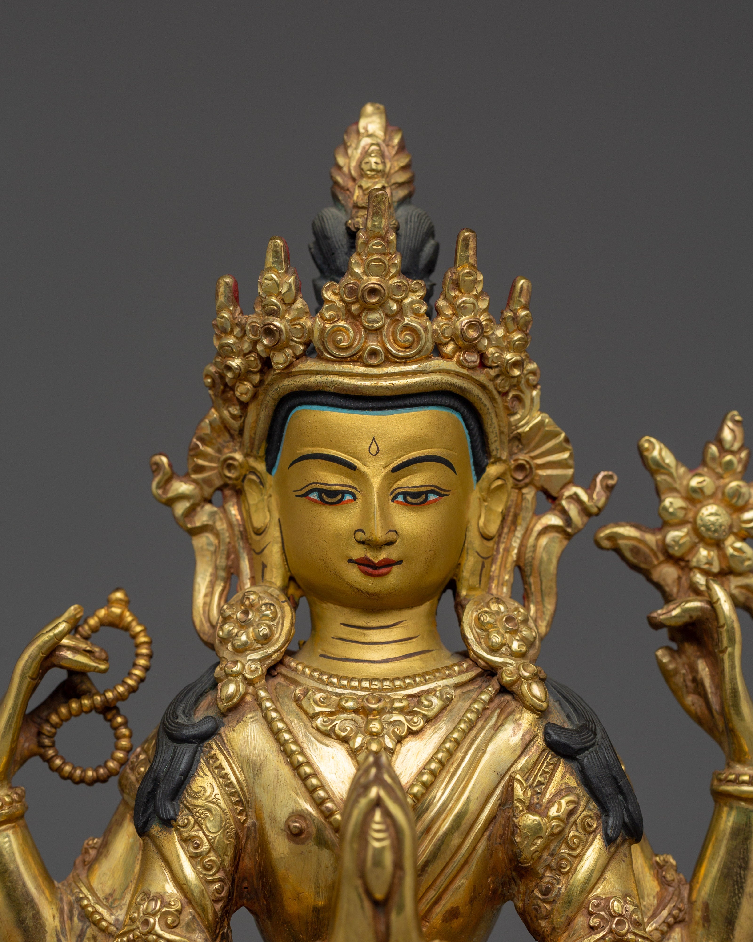 Chenrezig Meditation Statue | A Symbol of Compassion and Enlightenment