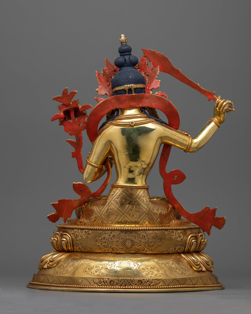 Wisdom Bodhisattva Deity Manjushri Statue | Beacon of Enlightened Wisdom