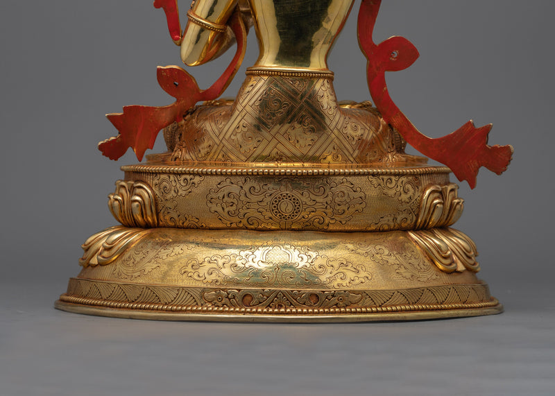 Wisdom Bodhisattva Deity Manjushri Statue | Beacon of Enlightened Wisdom