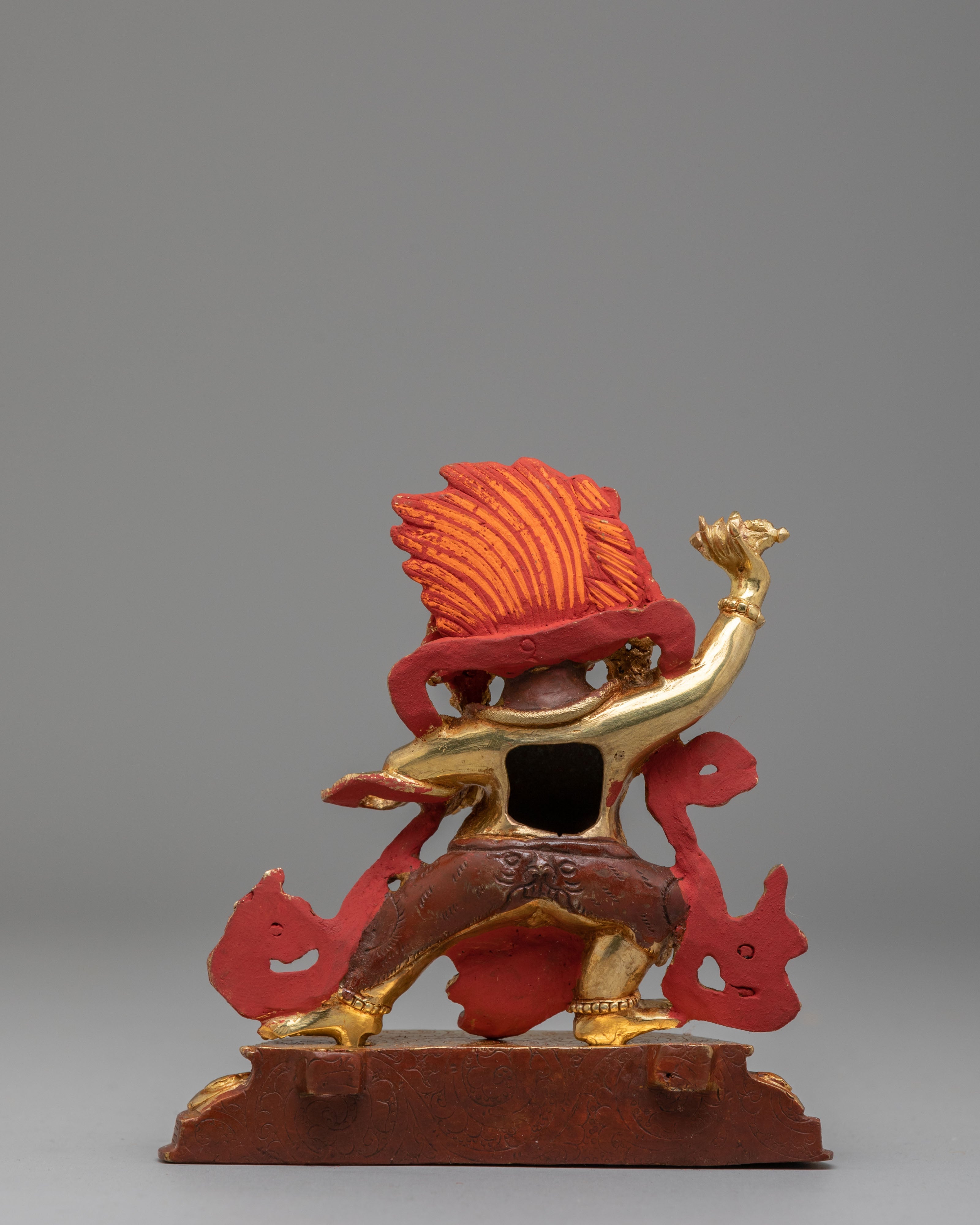 Sacred Vajrapani Spiritual Statue | Handcrafted Tibetan Protector Deity