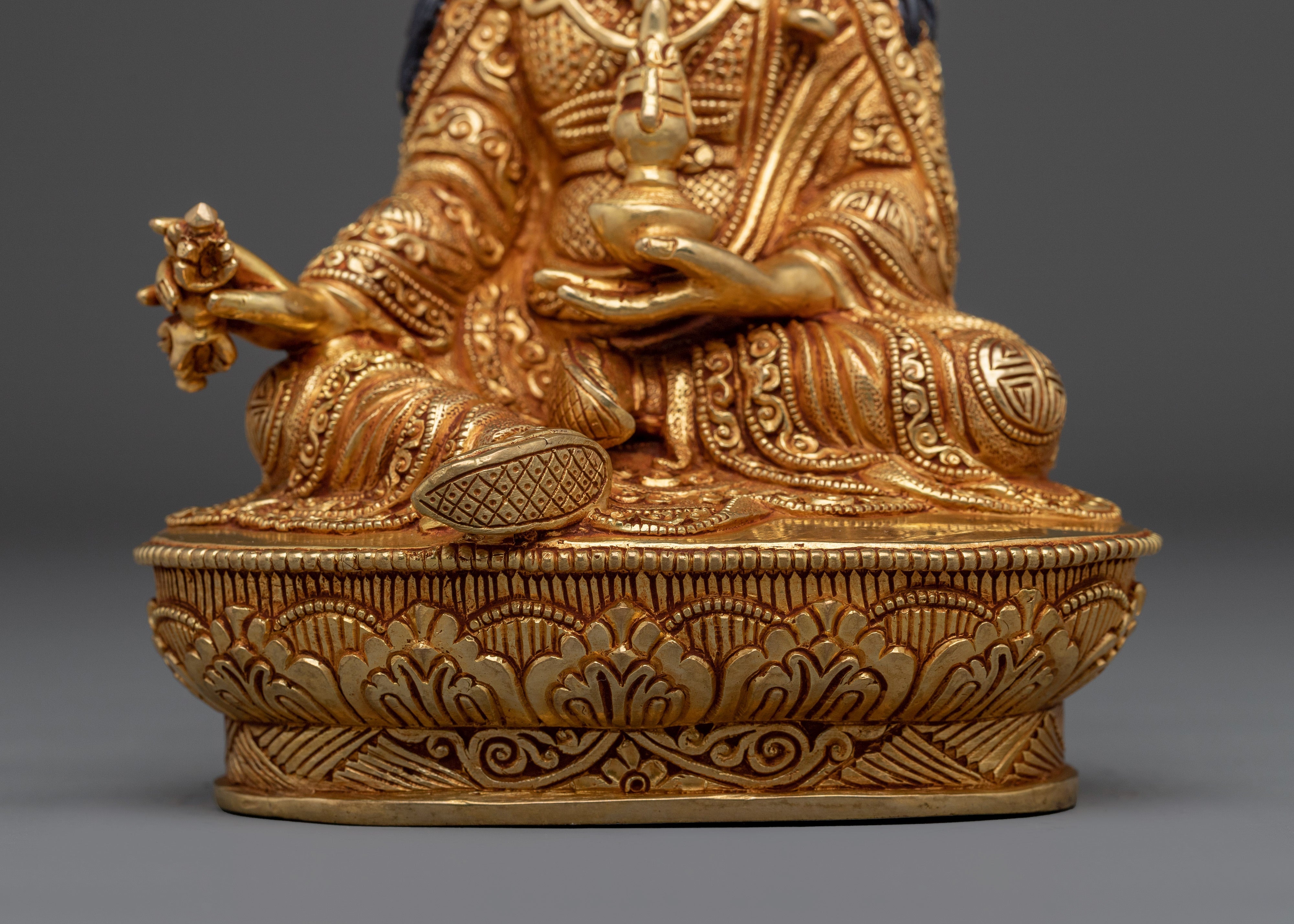 Lotus Born Master Guru Rinpoche Sculpture | Padmasambhava Statue