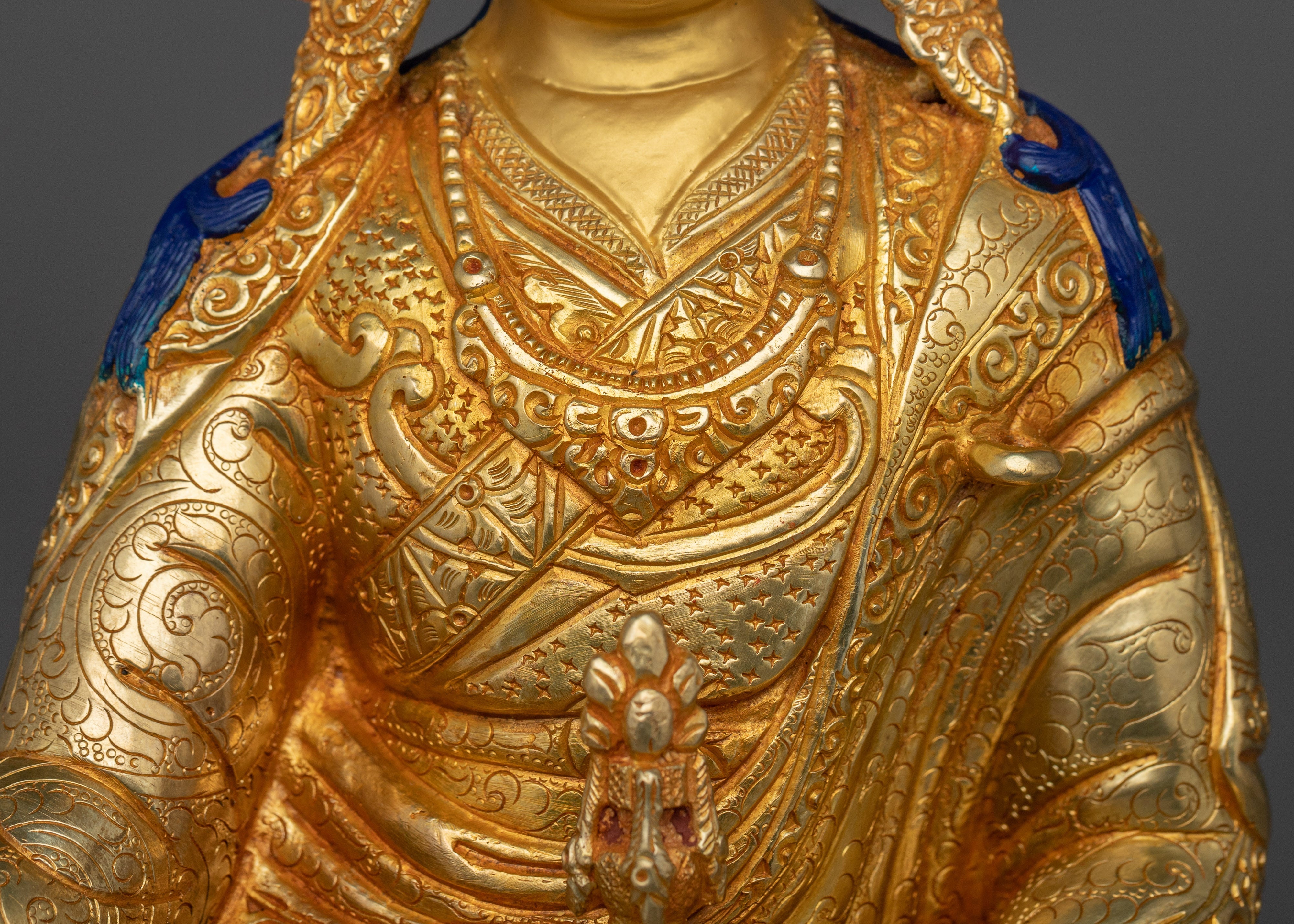 Tibetan Artwork of Guru Rinpoche | The Lotus-Born Master