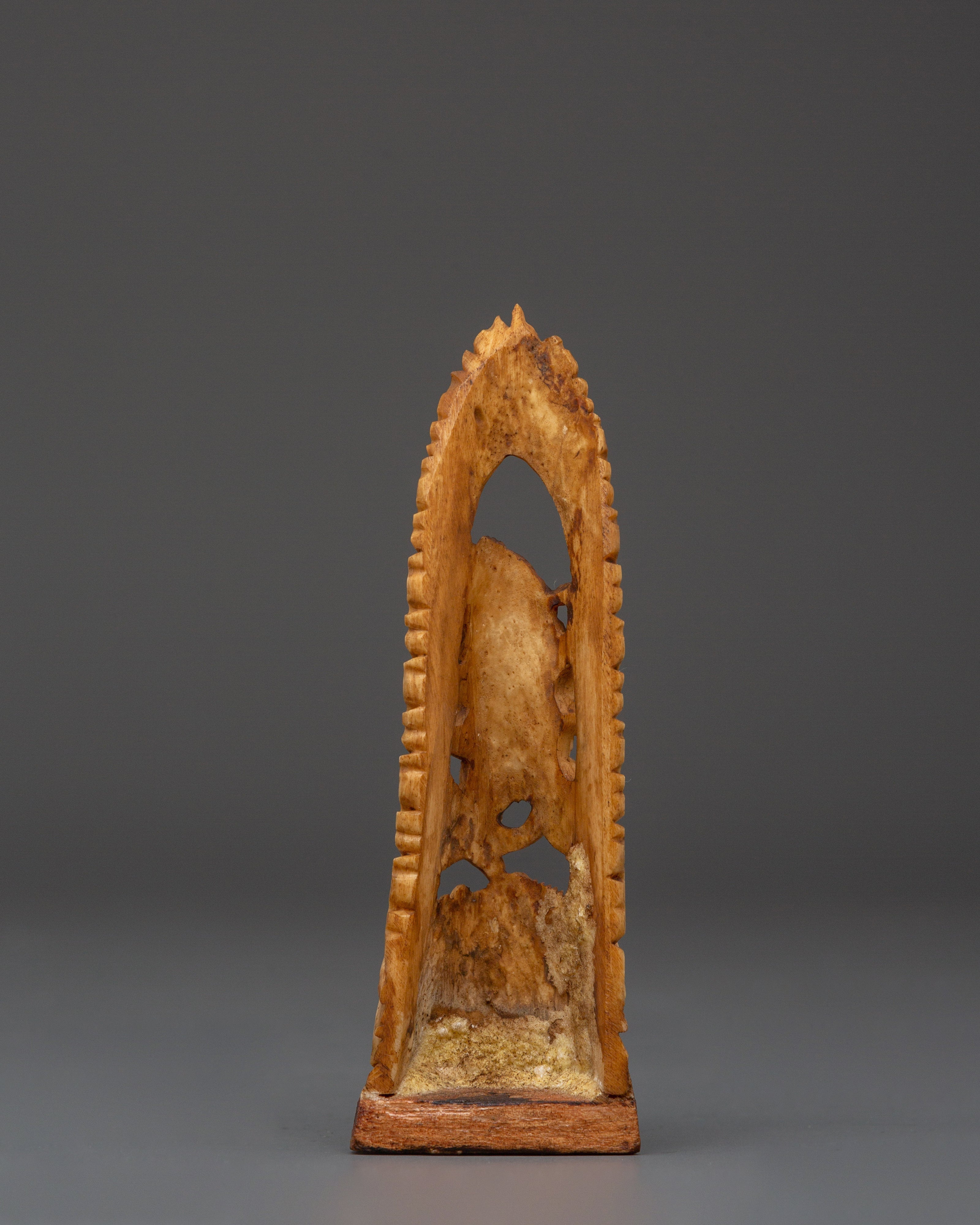 Traditional Dorje Phagmo Bone Statue | Buddhist Vajravarahi Sculpture
