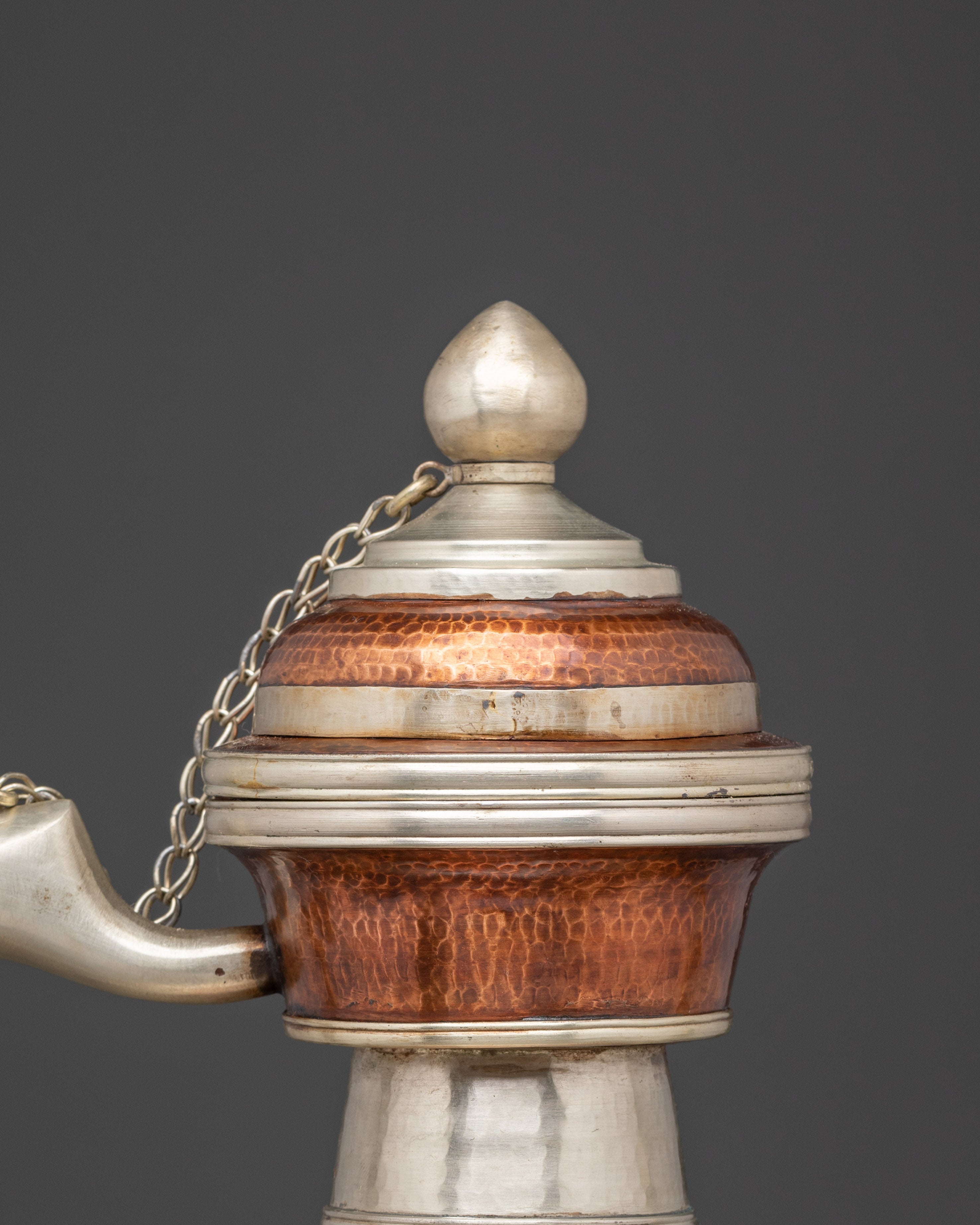 Tibetan Kettle | Silver Plated Teapot