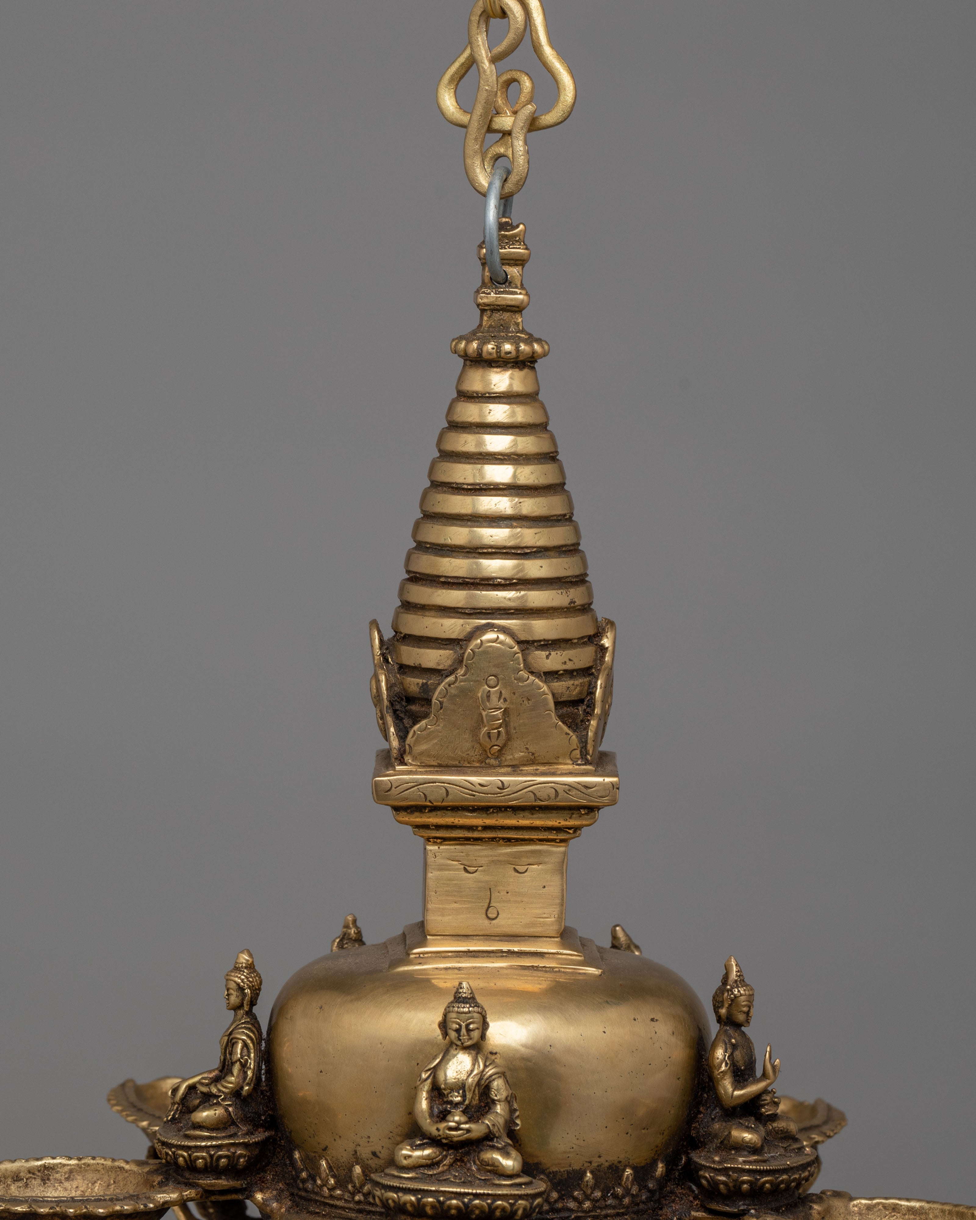 Traditional Hanging Stupa Dalucha | Tibetan Spiritual Decor