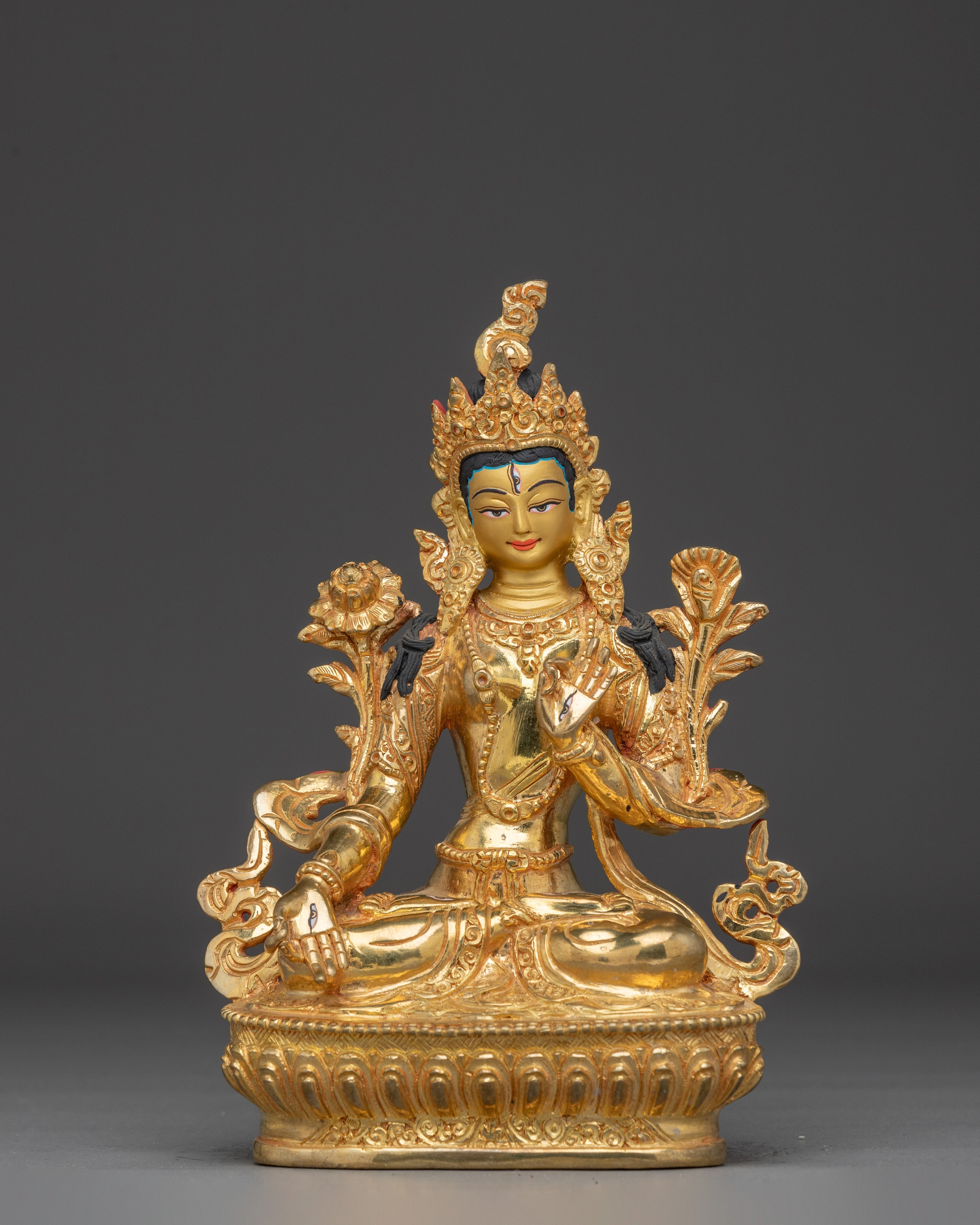 Serene Bodhisattva White Tara Art