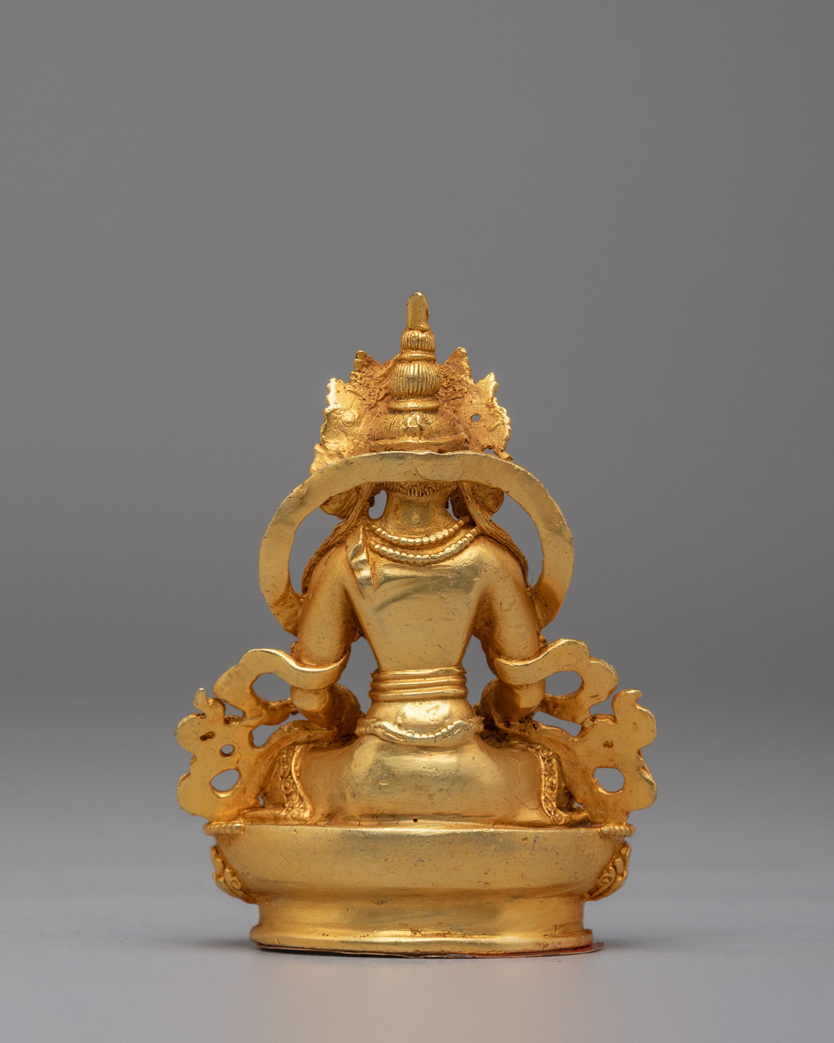 Sacred Amitayus Long Life Buddha Statue | Handmade Tibetan Sculpture