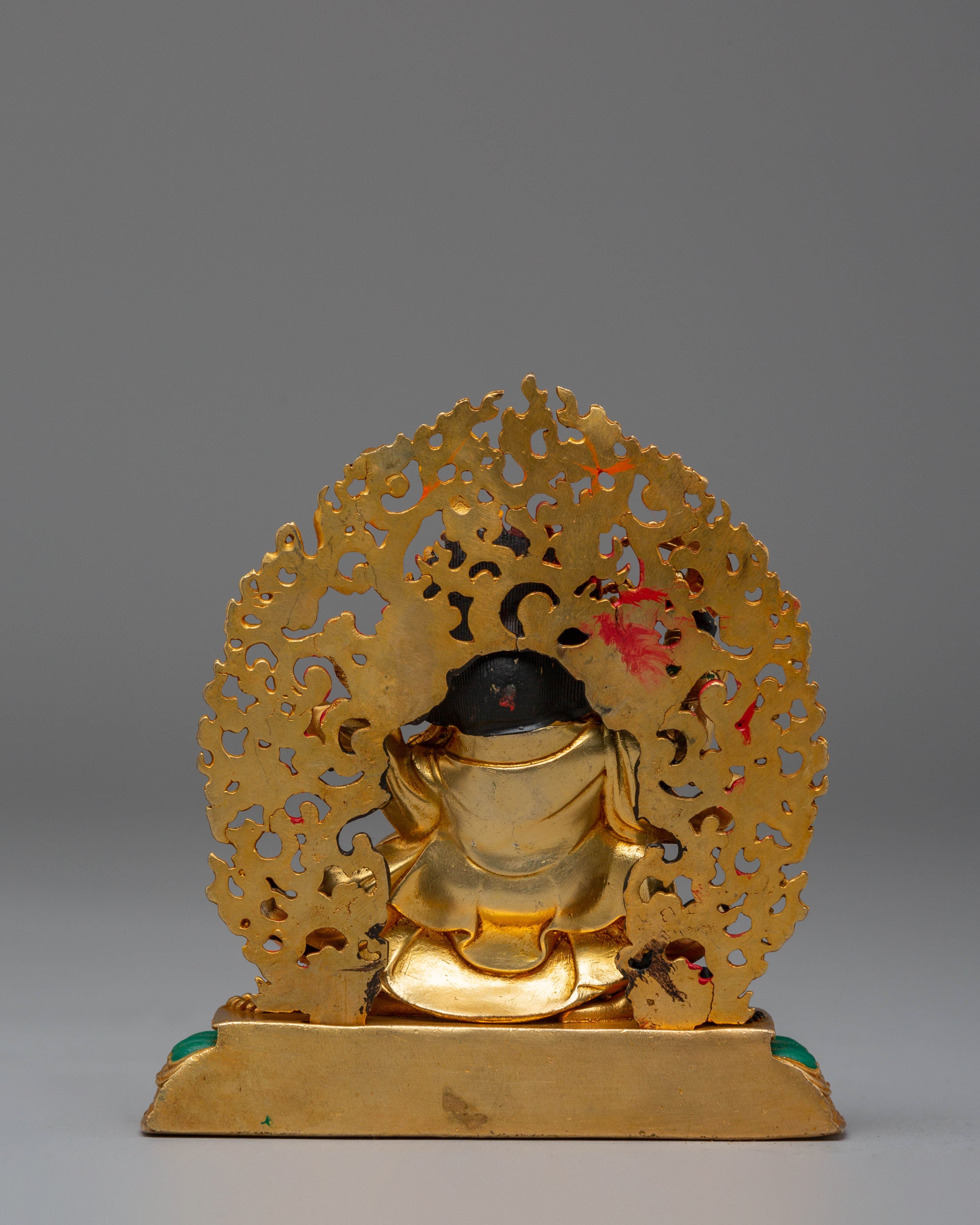 Handcrafted Mahakala Bernagchen Sculpture | Buddhist Shrine Decor