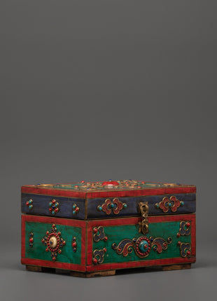 Tibetan Jewelry Box | Sacred Storage Chest