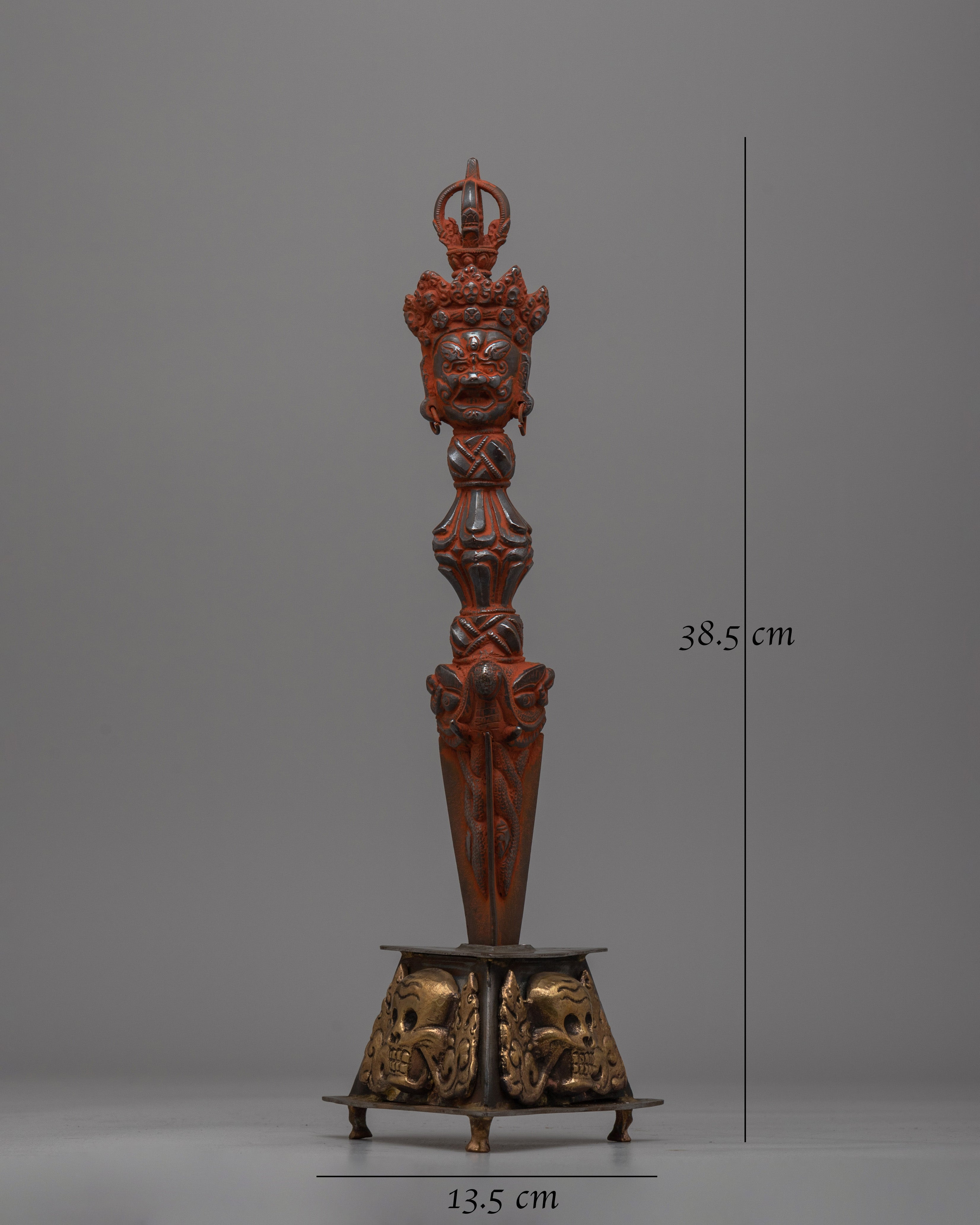 Traditional Buddhist Ritual Dagger Phurba | Sacred Tibetan Tool for Energy Work