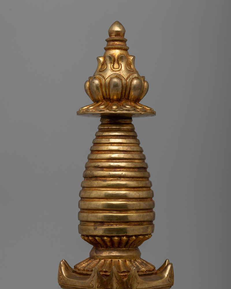 Traditional Kadampa Buddhist Stupa | Tibetan Buddhist Symbol for Spiritual Growth