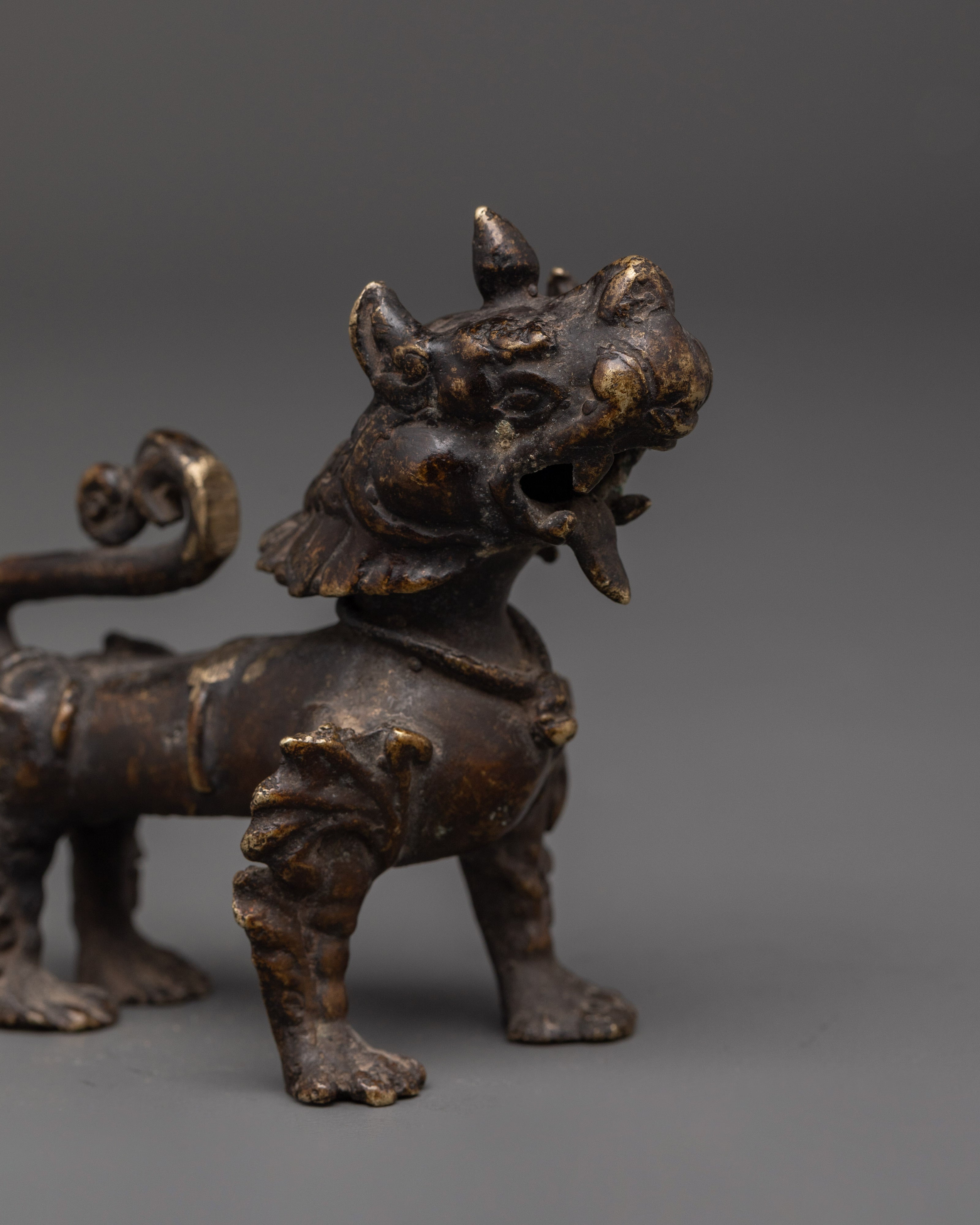 Handcrafted Bronze Lion Set | For Collectors & Interior Accents