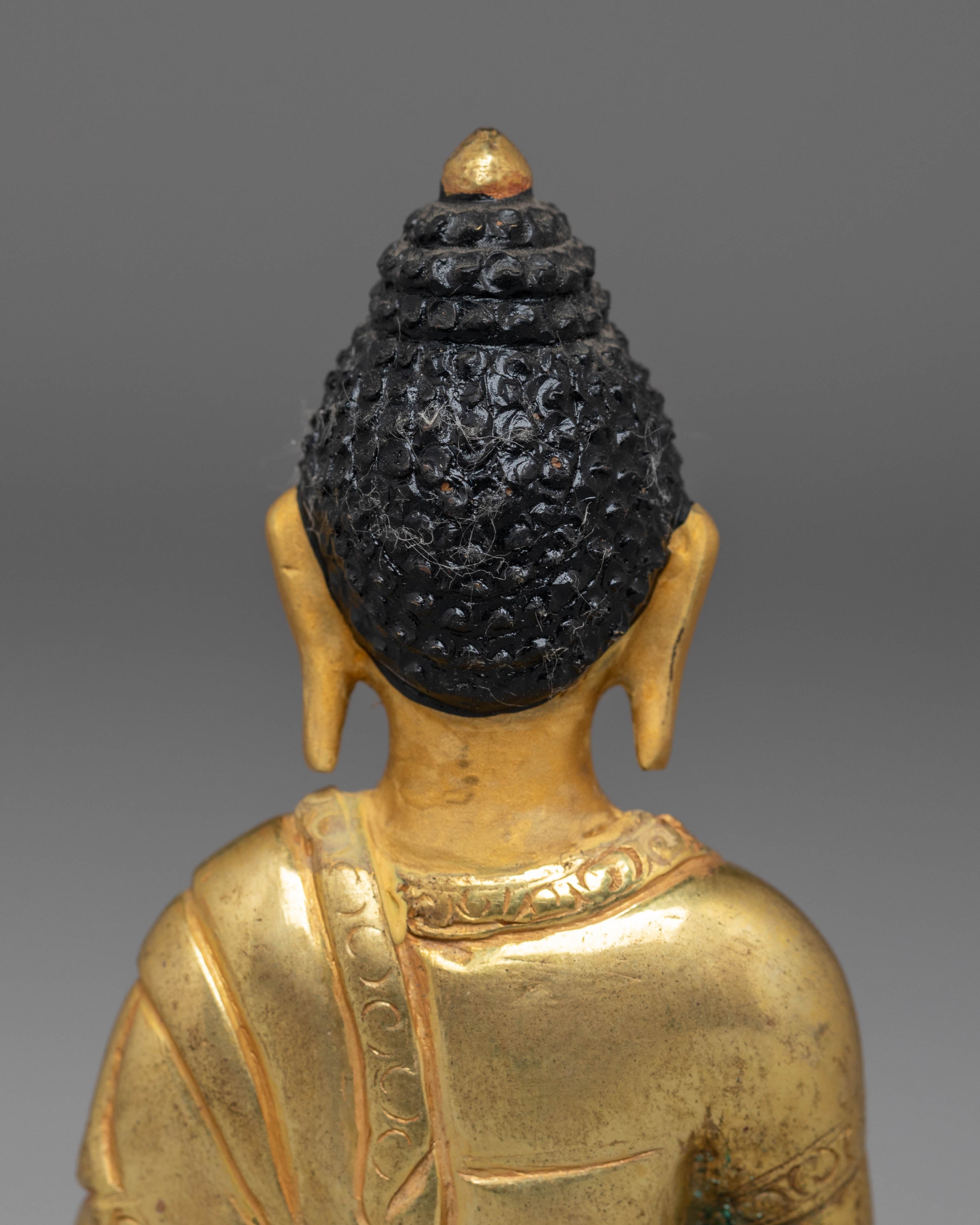 Shakyamuni Buddha Sacred Altar Statue | Himalayan Buddhist Art