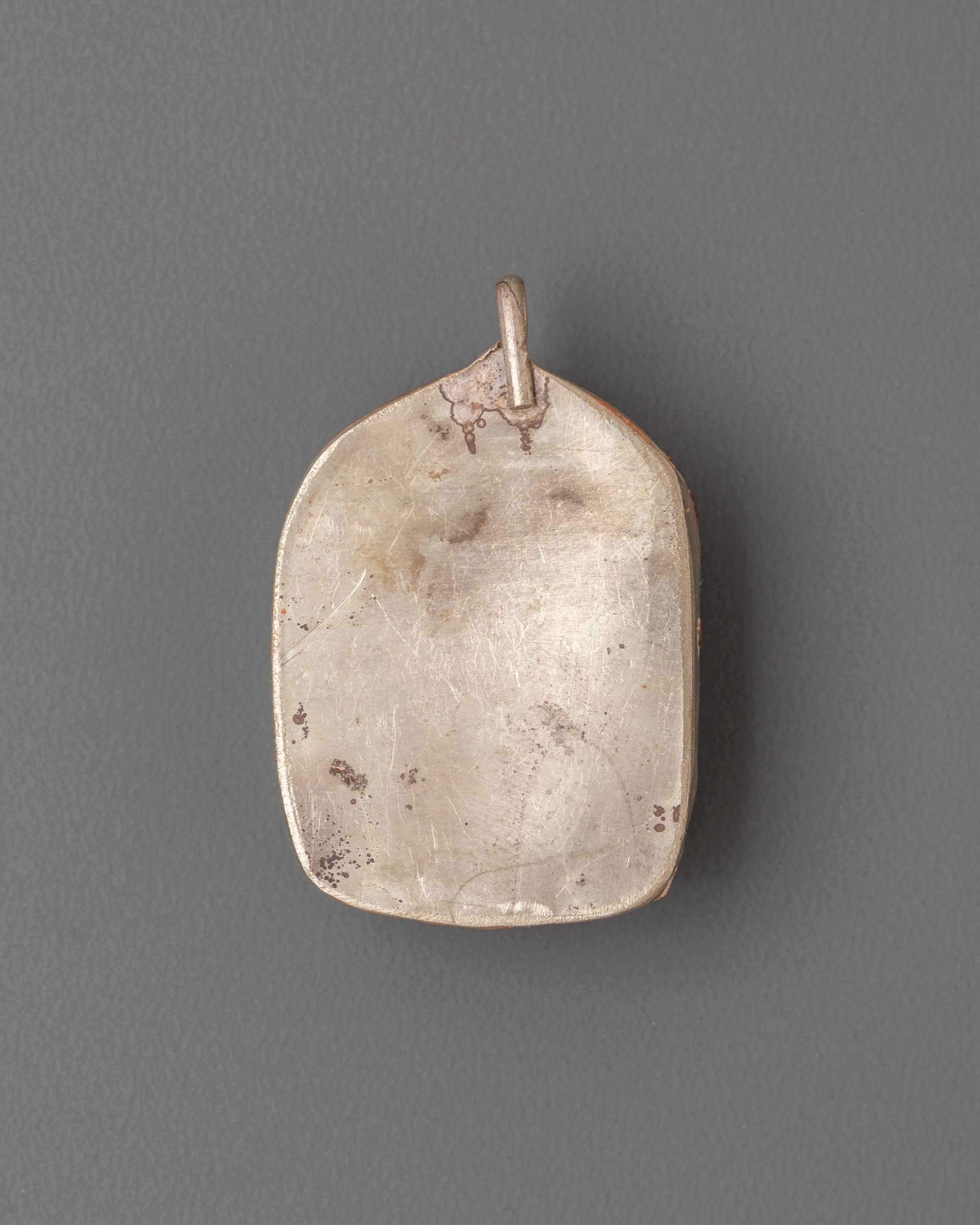 Buddhist Locket for Accessory | Glass Pendant with Antique Finishing