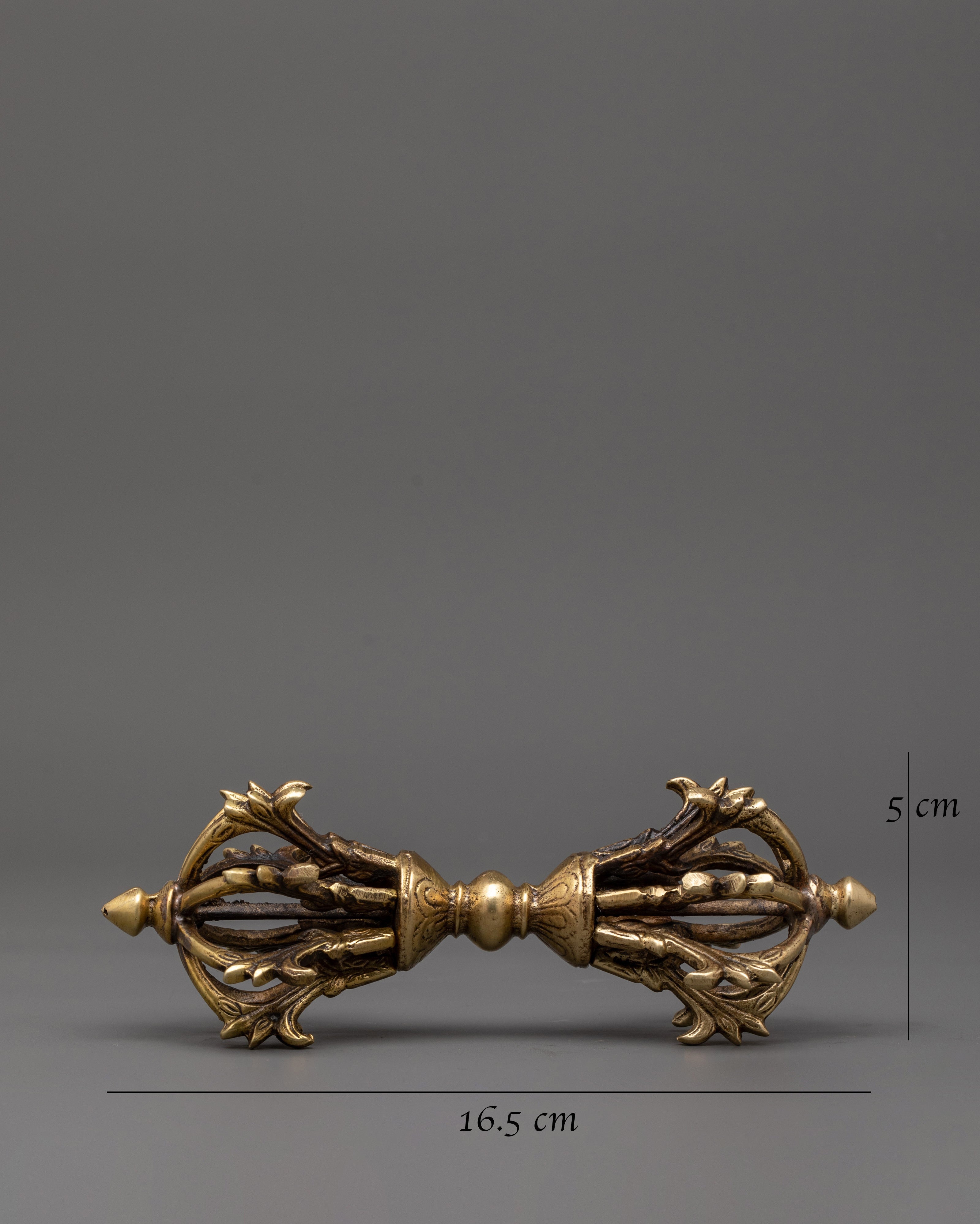 Brass Vajra Dorje | Handcrafted Enlightenment Artifact