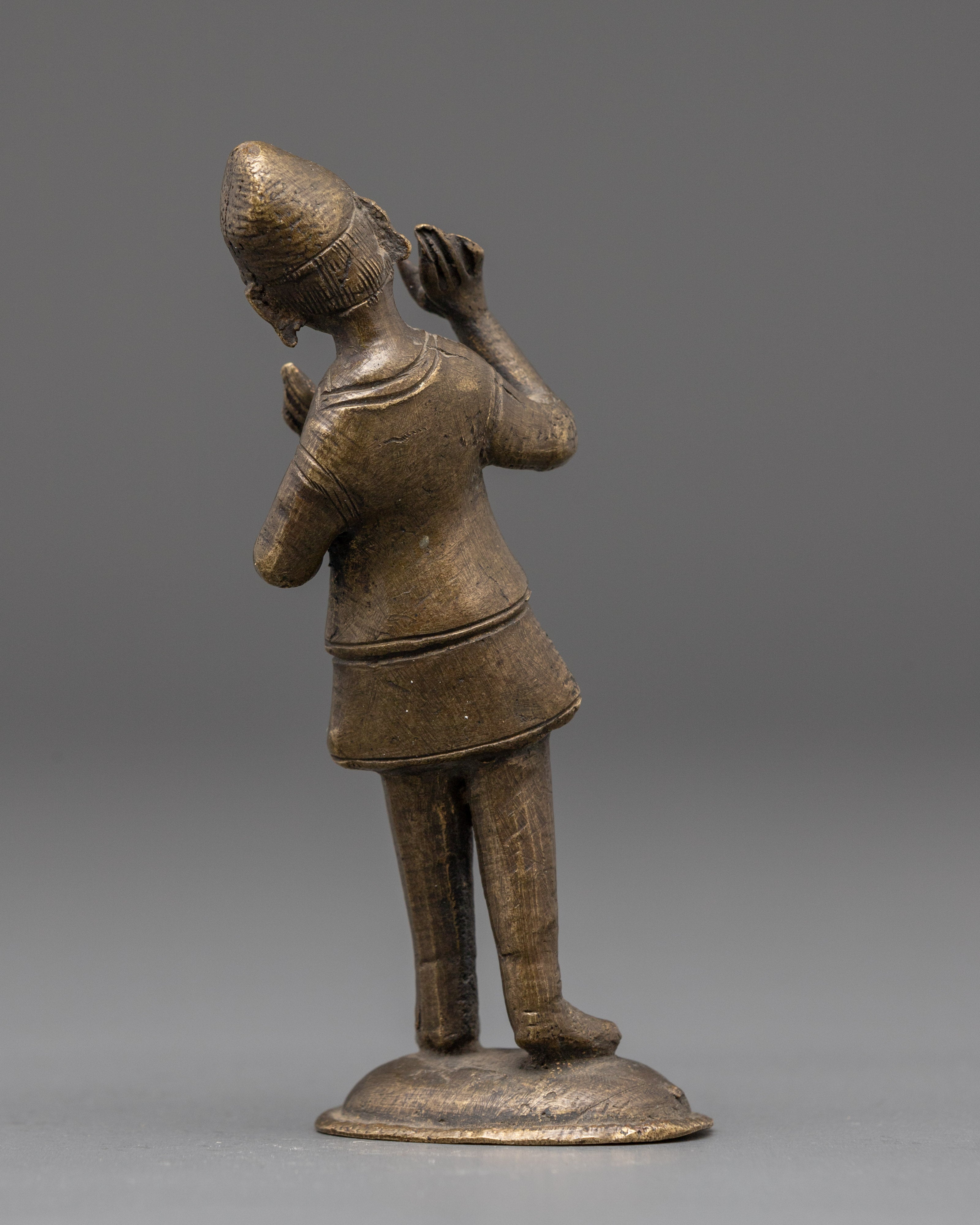 Brass Musical Statue | Nepalese Art