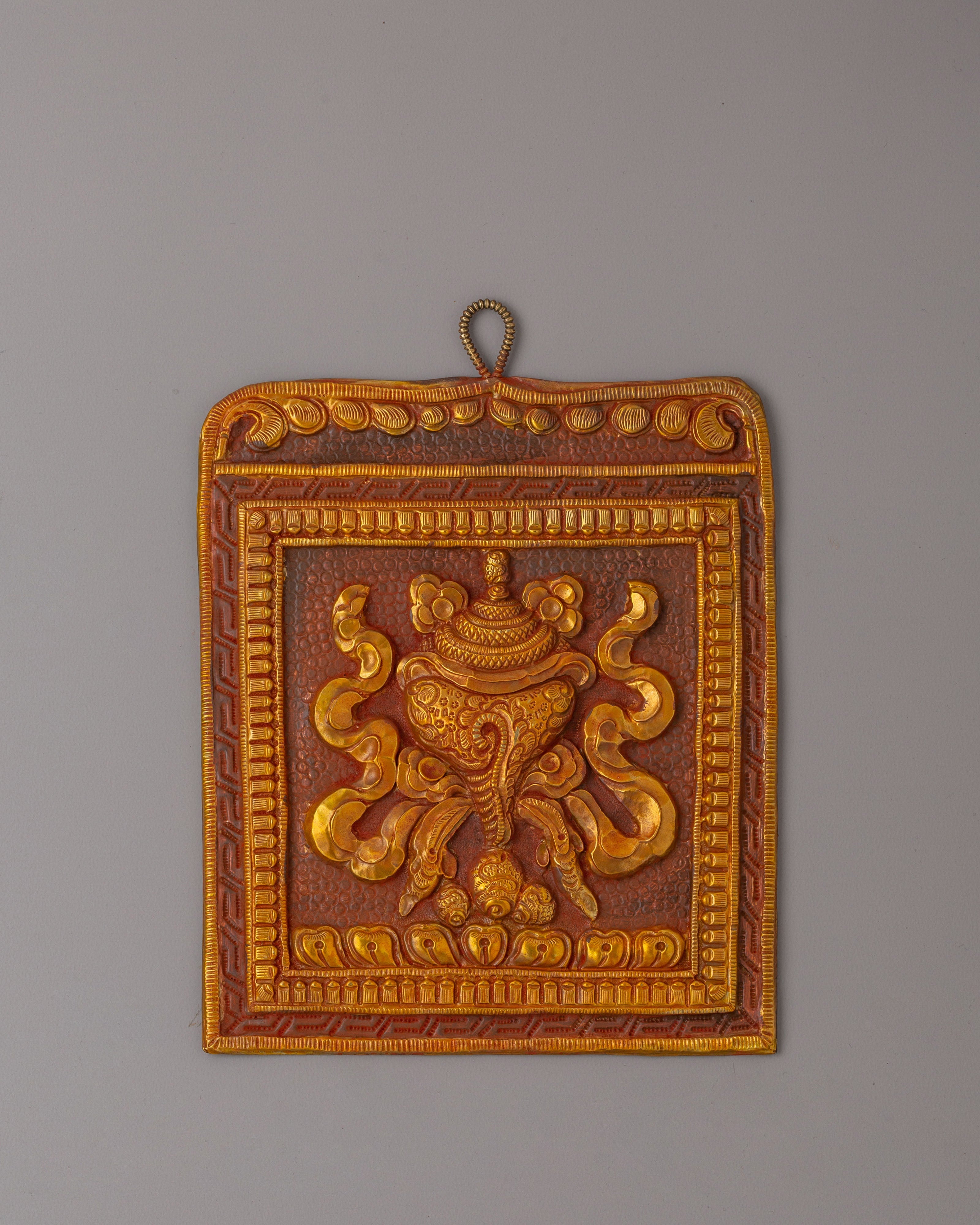 Eight Auspicious Symbols Locket | Symbolic Jewelry for Blessings