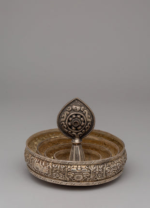 Silver Offering Mandala Set | Sacred Offering Set