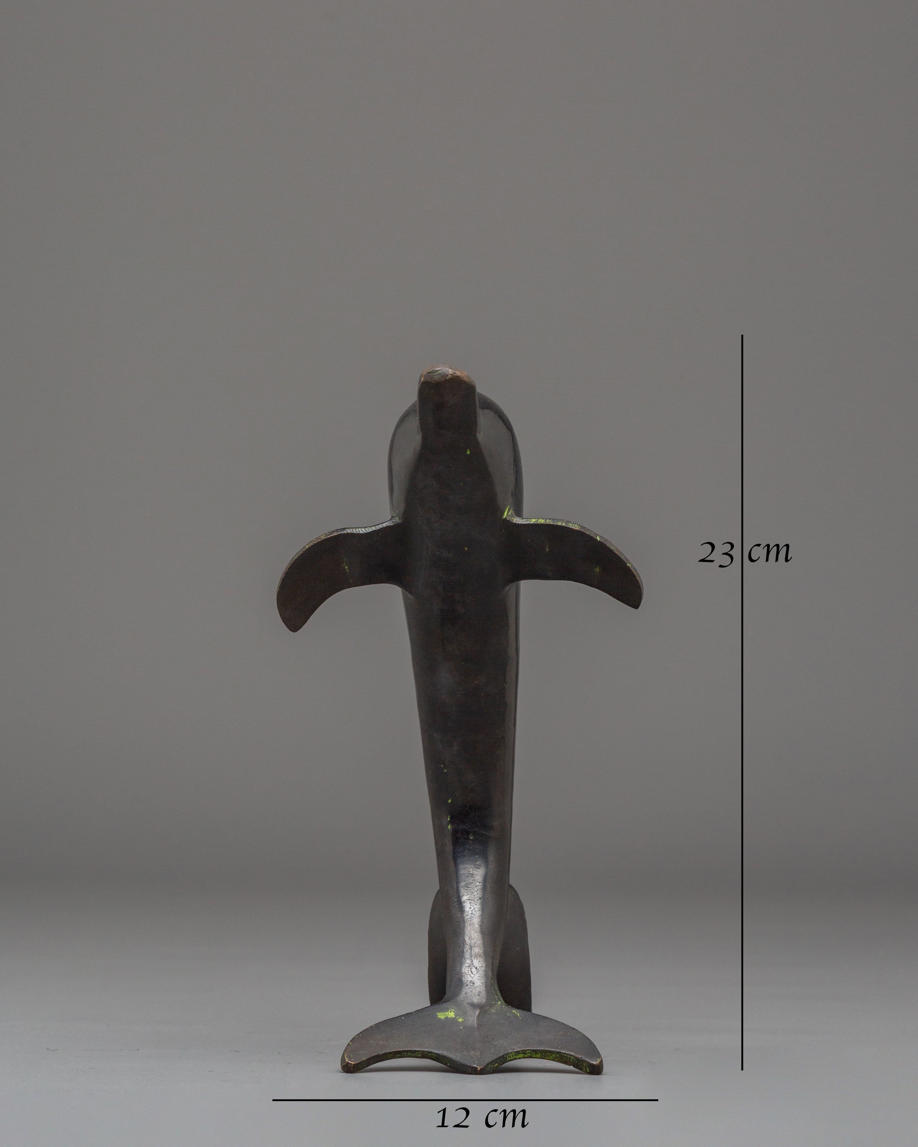 Handcrafted Dolphin Set | Spiritual Gold-Plated Copper Ocean Art