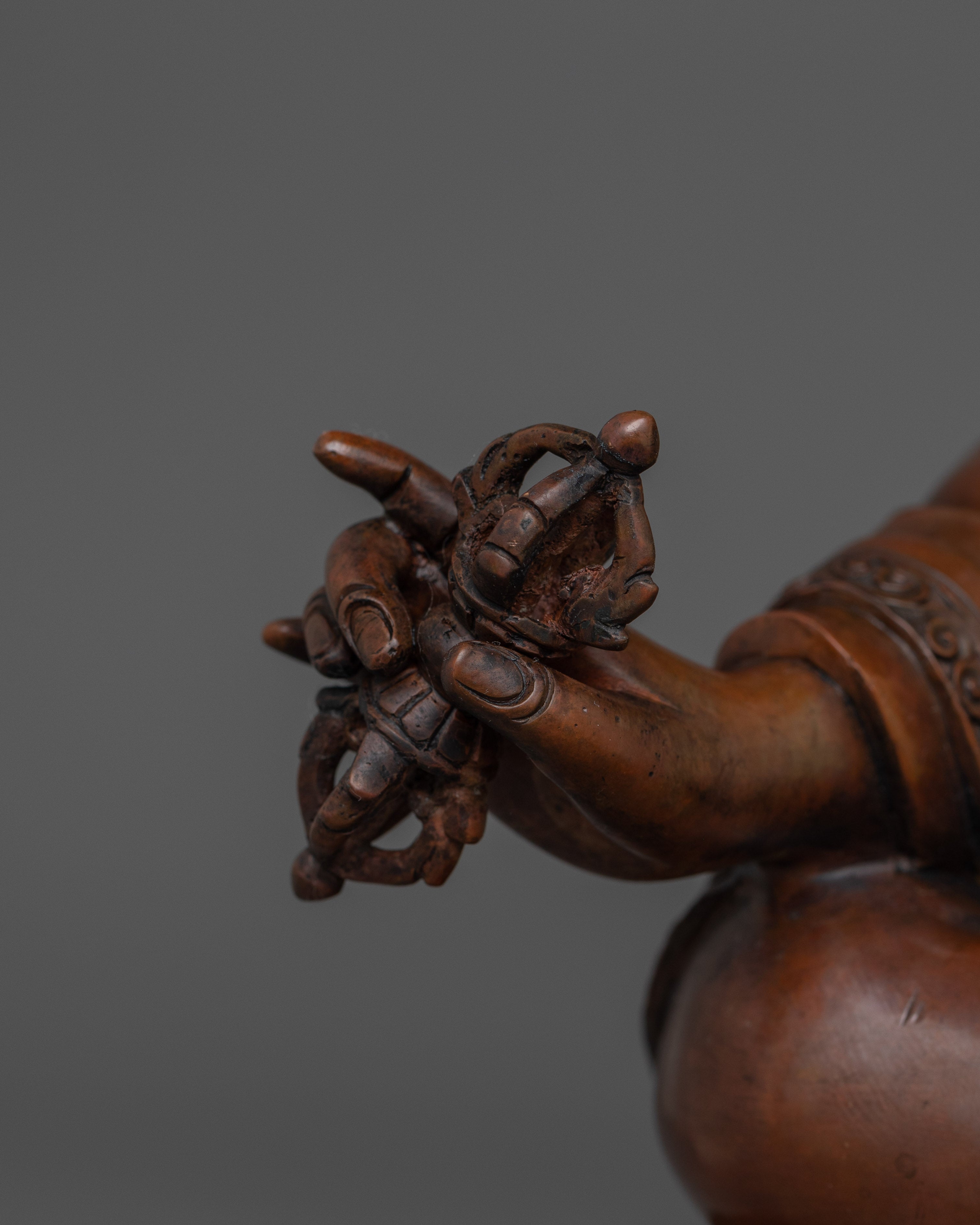 Oxidized Guru Rinpoche Tantric Master Statue | Precious Guru