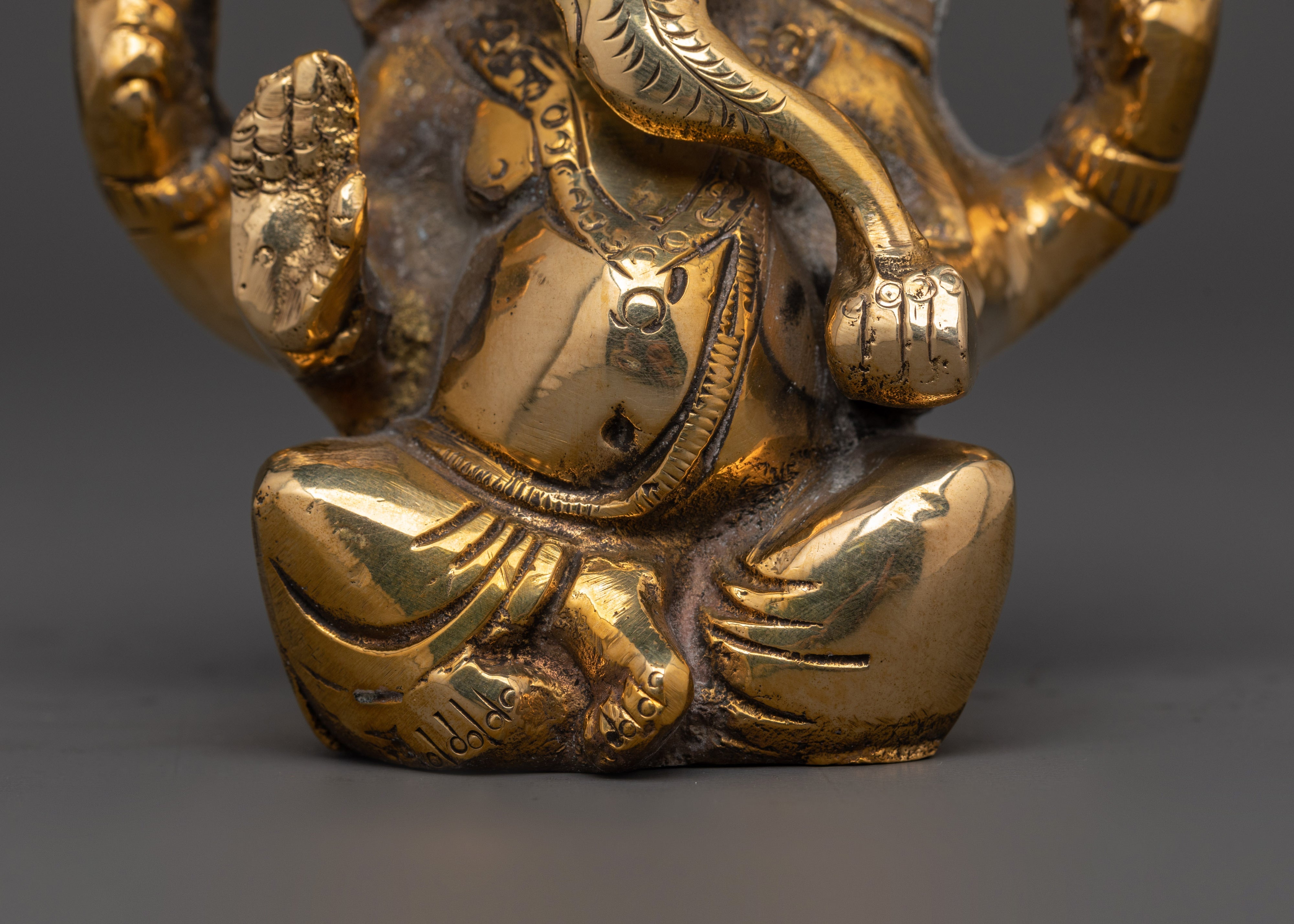 Handcrafted Brass Statue of Ganesh | Emblem of Prosperity