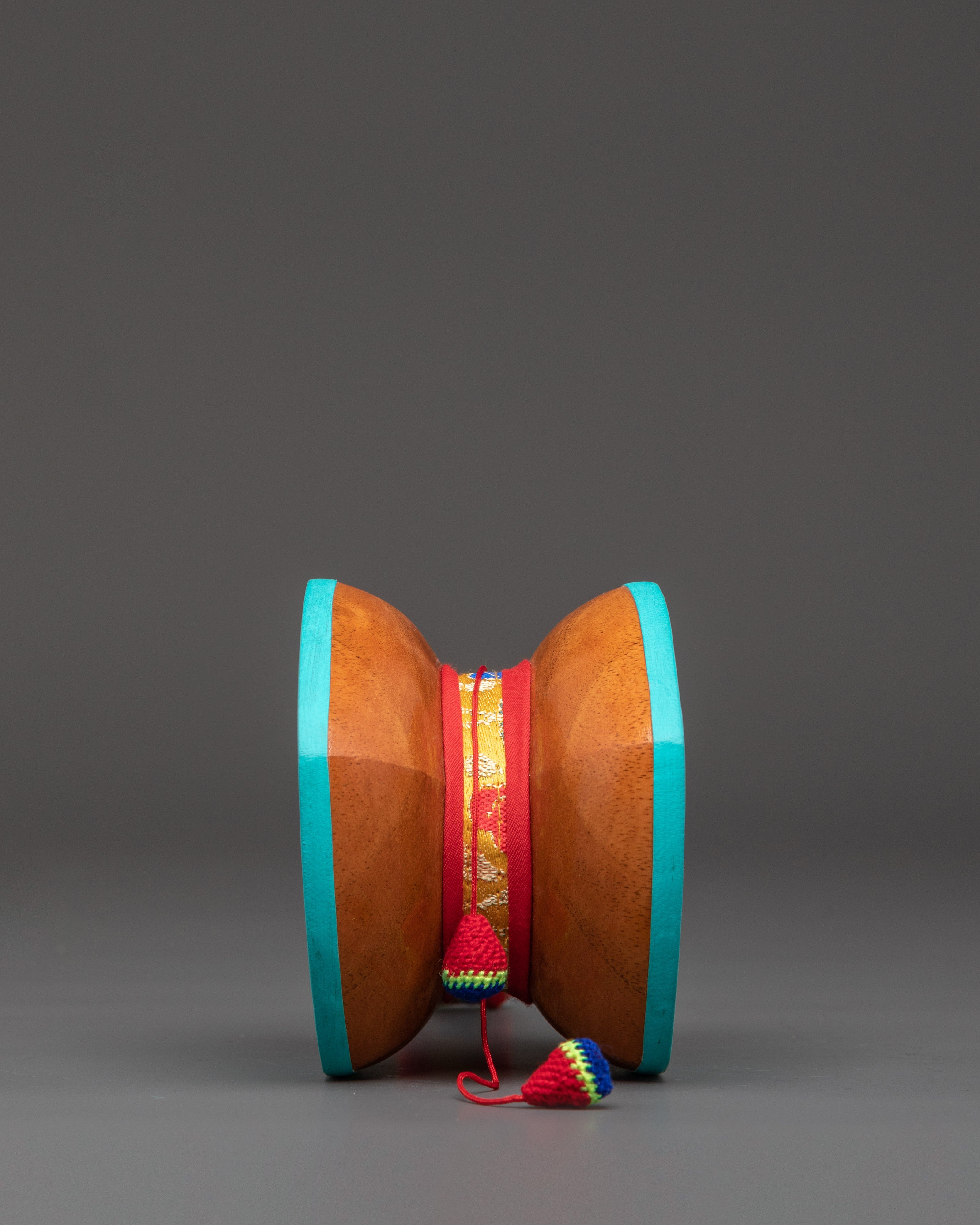 Handcrafted Spiritual Damaru | Tibetan Chöd Ritual Instrument