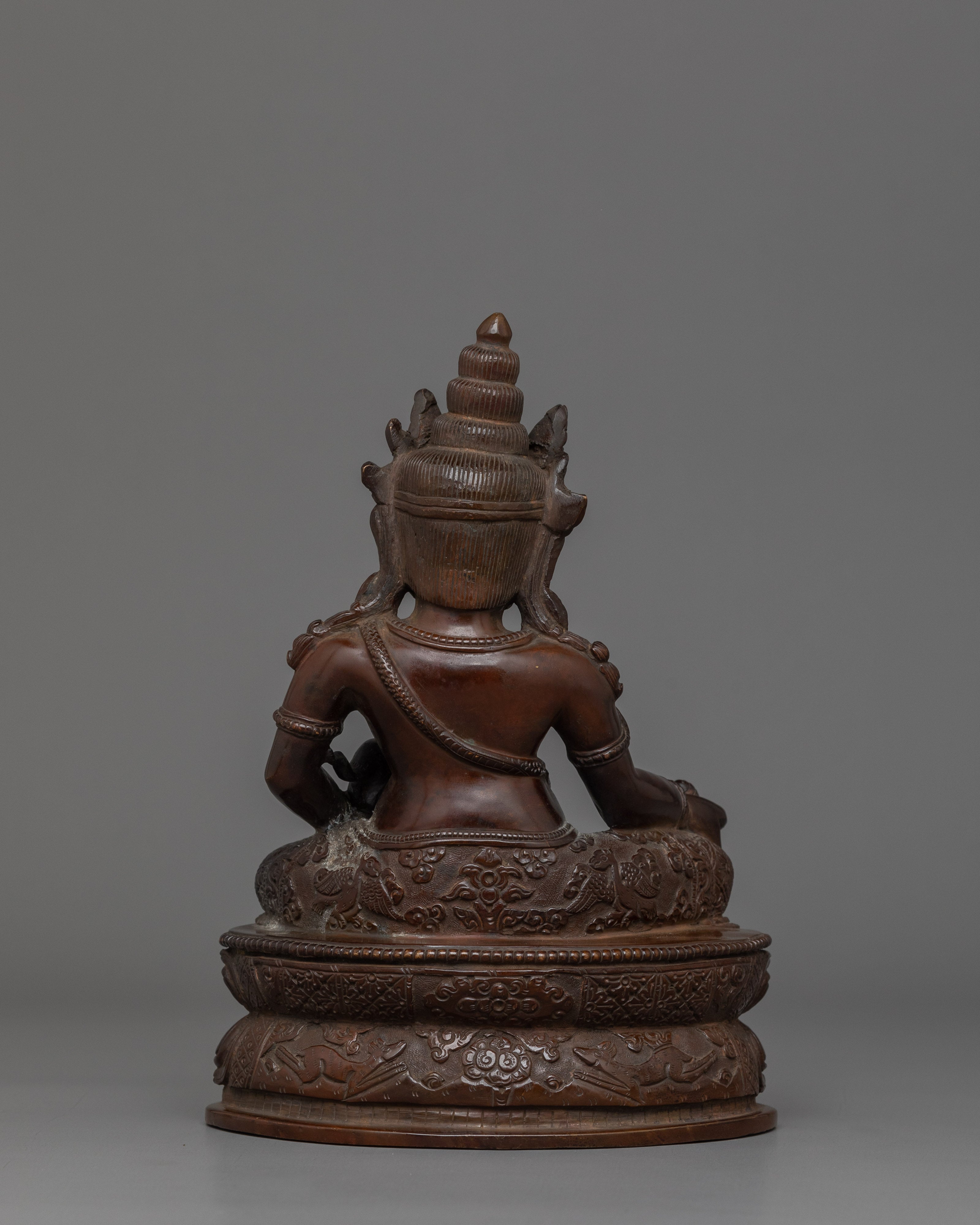 Handmade Small Dzambhala Statue  |  The Buddhist God of Wealth and Prosperity