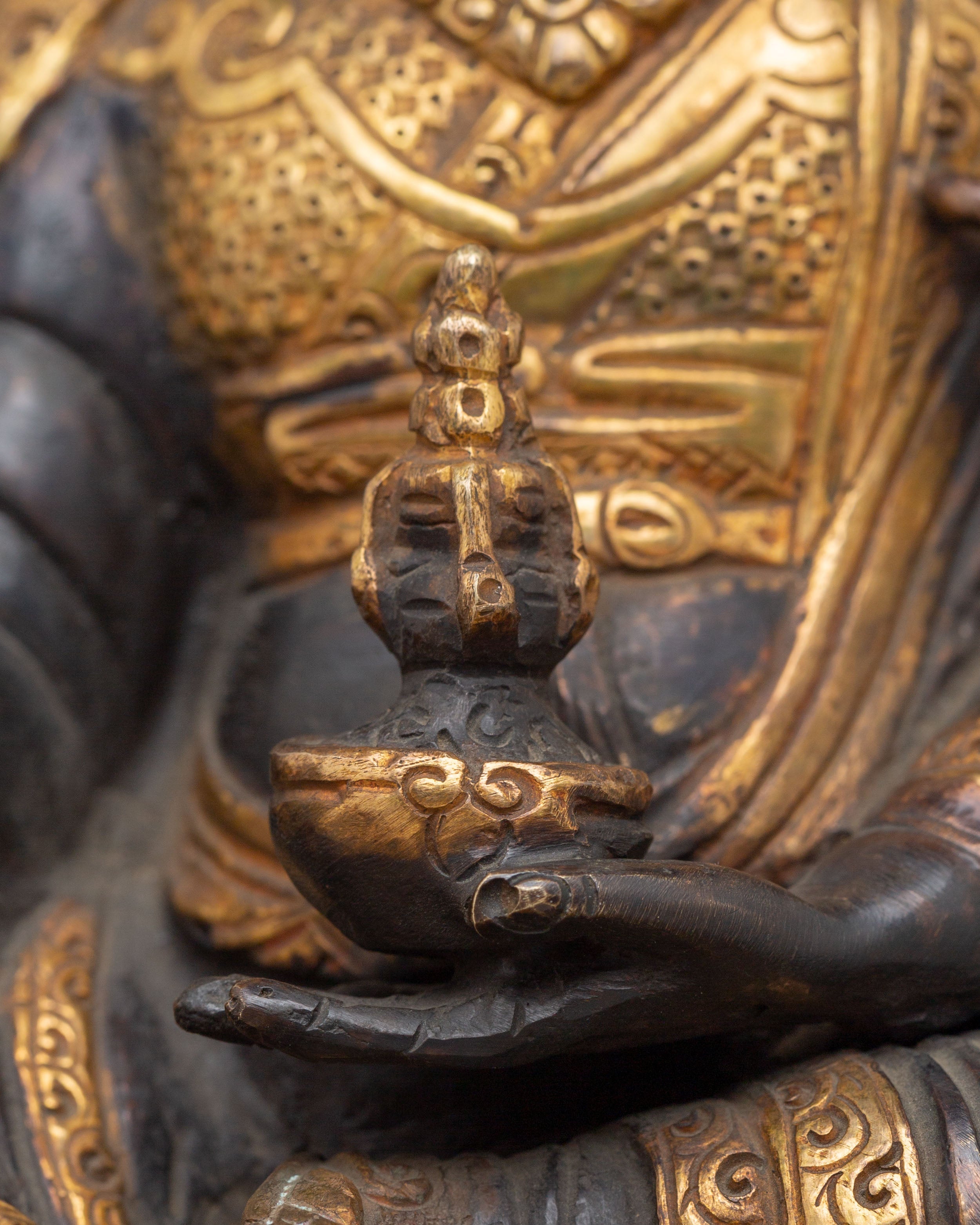 Padmasambhava Sacred Statue | Handcrafted Tibetan Buddhist Art