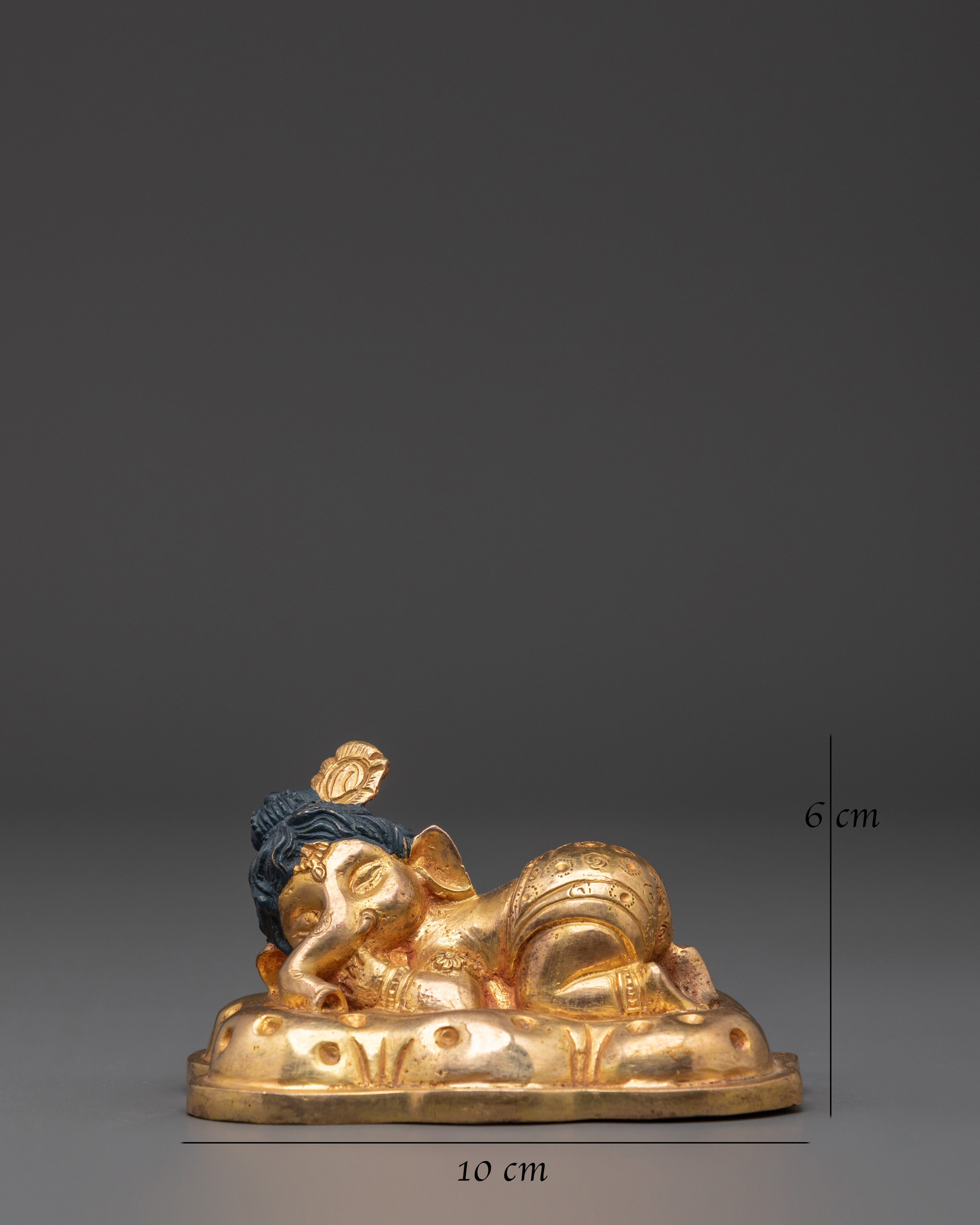 Sleeping Ganesha Figurine | Spiritual Home Decor