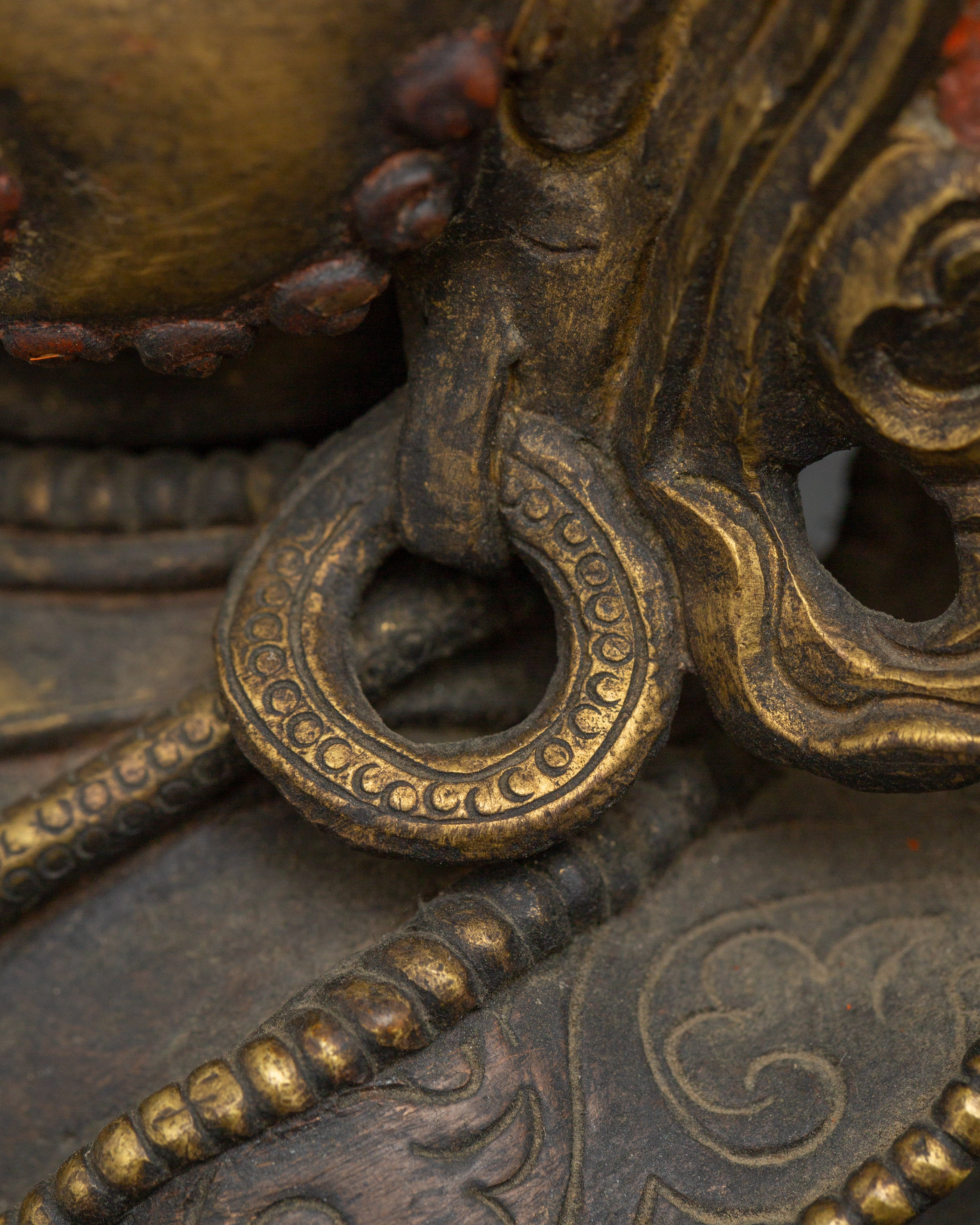 Copper Mahakala Statue | Buddhist Protector Deity