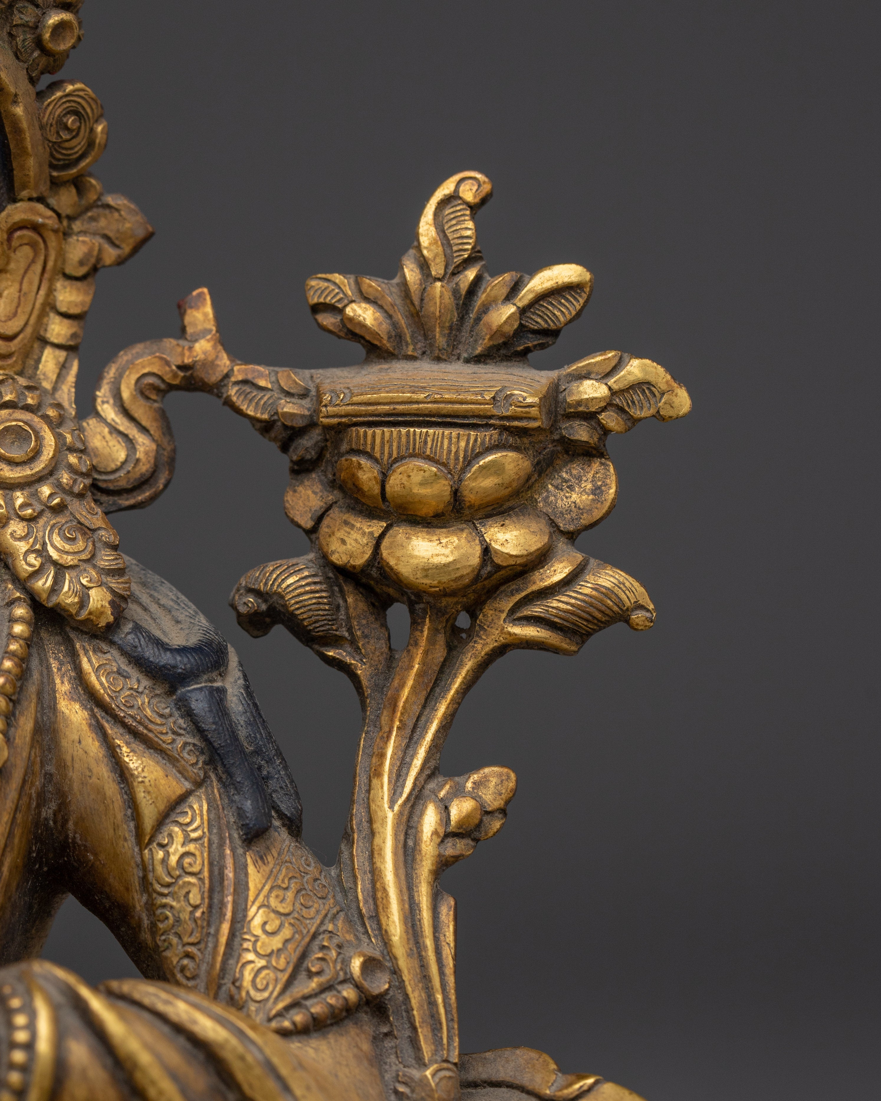 Knowledge Deity Manjughosa Statue | Buddhist Wisdom and Protection Sculpture