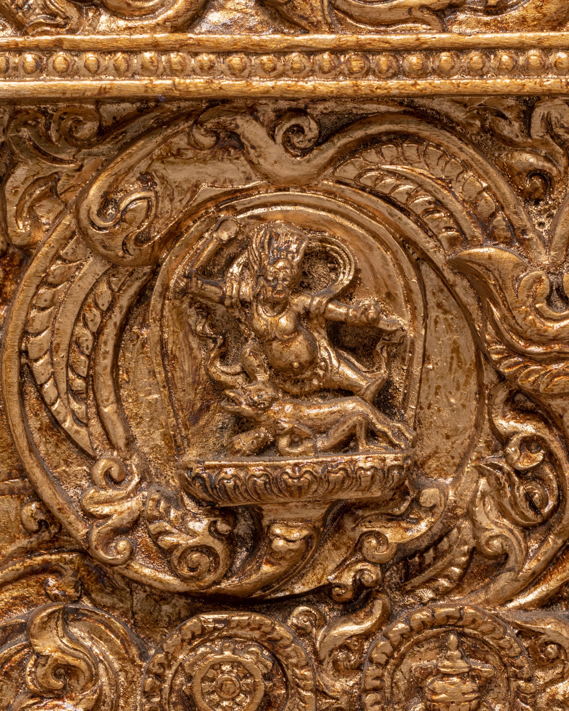 Sacred Yamantaka Wall Hanging | Tibetan Religious Wall Art for Meditation & Home Decor