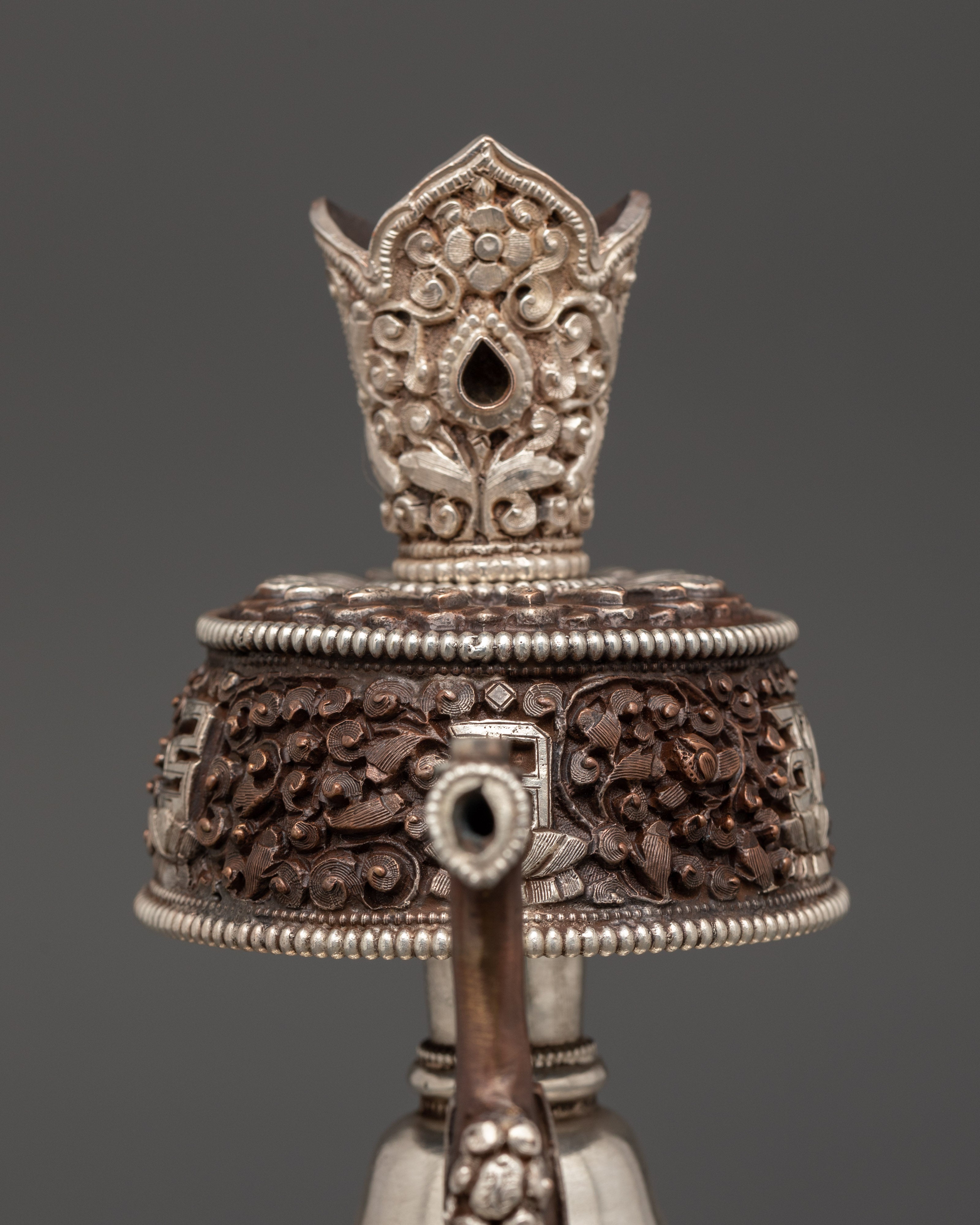 Oxidized Copper Water Vase Bhumba set |  Sacred Temple Decor